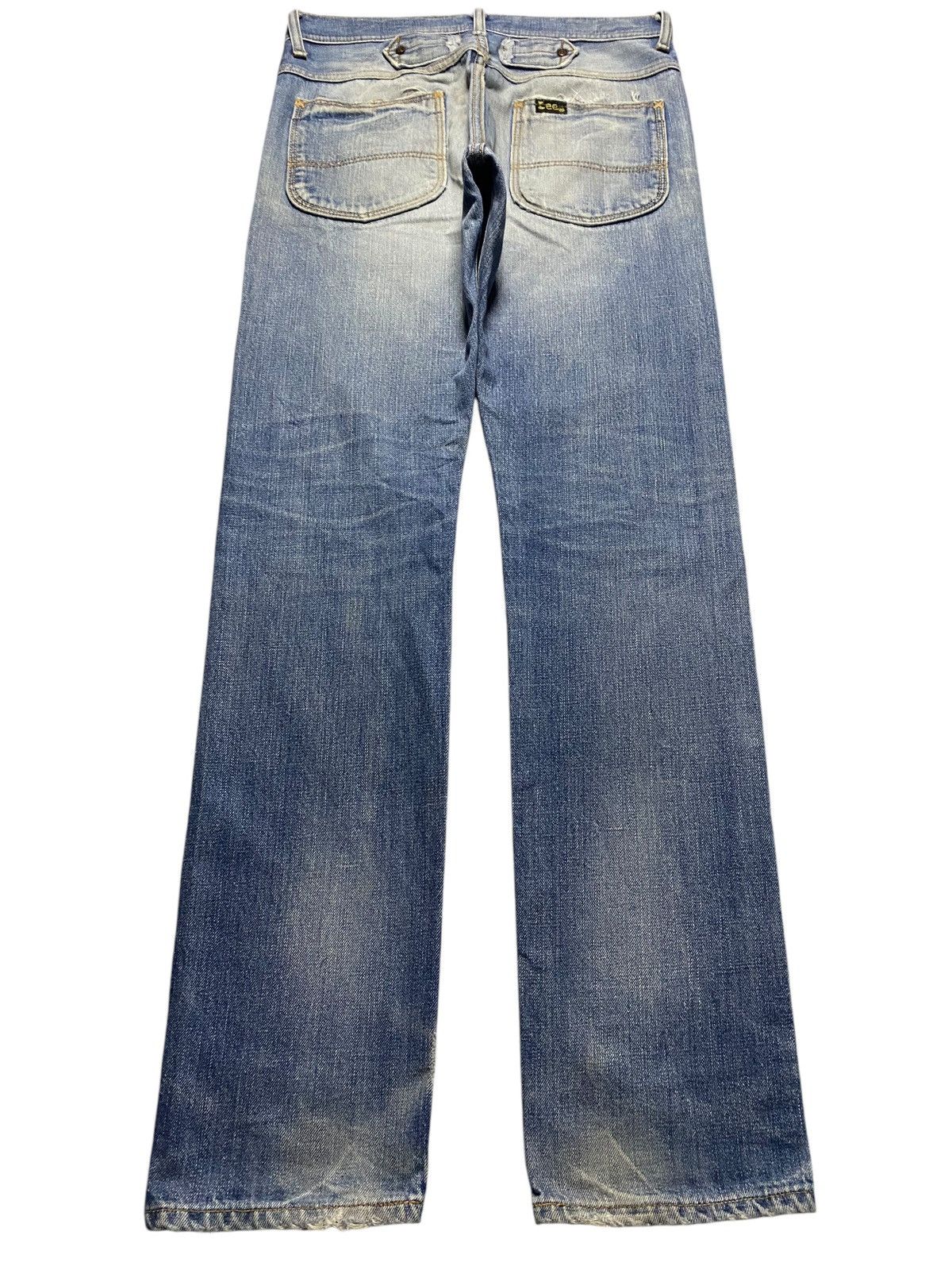 Lee × Vivienne Westwood Vintage Japan Lee Cowboy Buckle Back Distressed Skinny Jeans Size US 30 / EU 46 - 2 Thumbnail