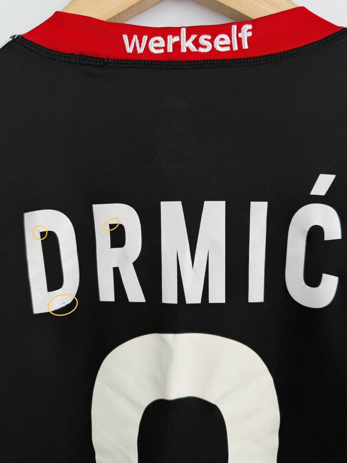 Adidas 🇩🇪 2013 Adidas #9 Drmic Bayern Munich Soccer Jersey Bundes Size US L / EU 52-54 / 3 - 14 Thumbnail