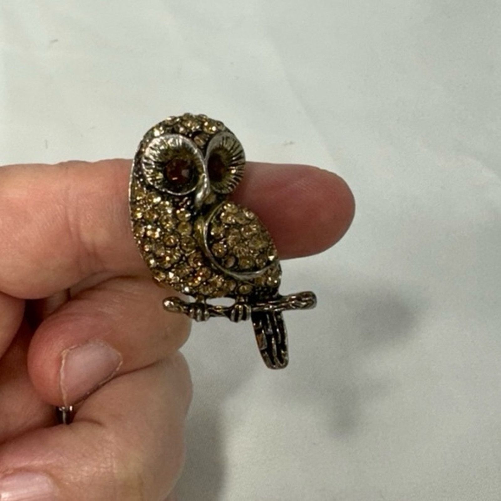 NBDN Nobrandedon Owl stretch ring Size ONE SIZE - 1 Thumbnail