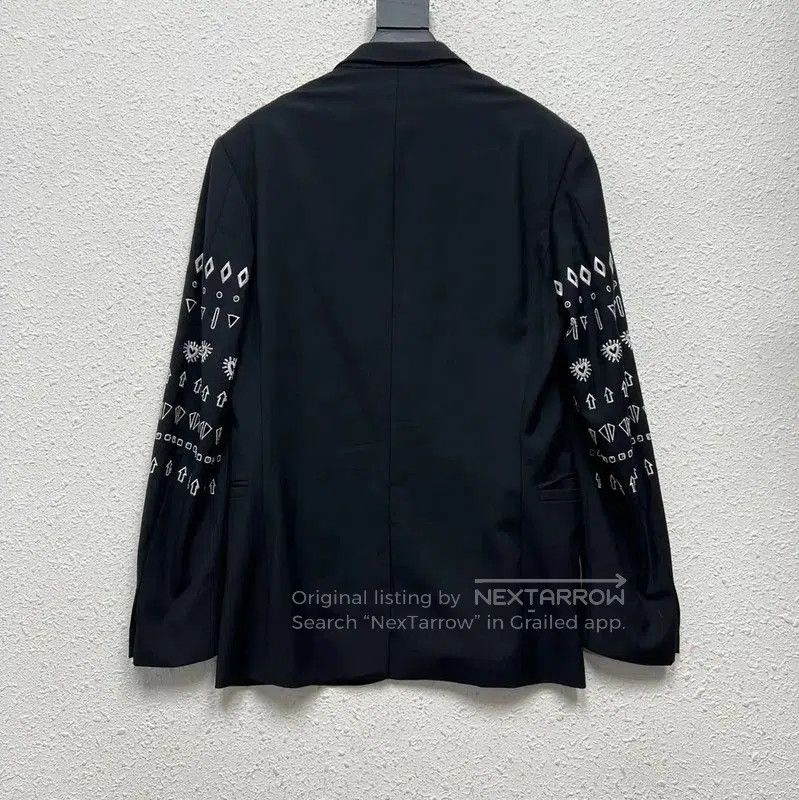Versace Versace Black Cotton Embroidered Women's Jacket . Size XXS / US 00 / IT 34 - 2 Thumbnail