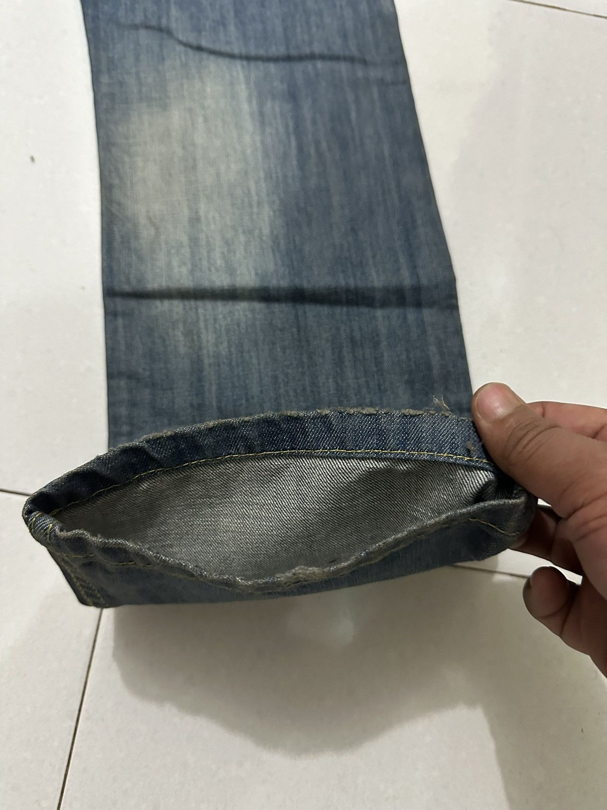 Armani VTG All ARMANI Collection Distressed Denim Size US 31 - 9 Thumbnail