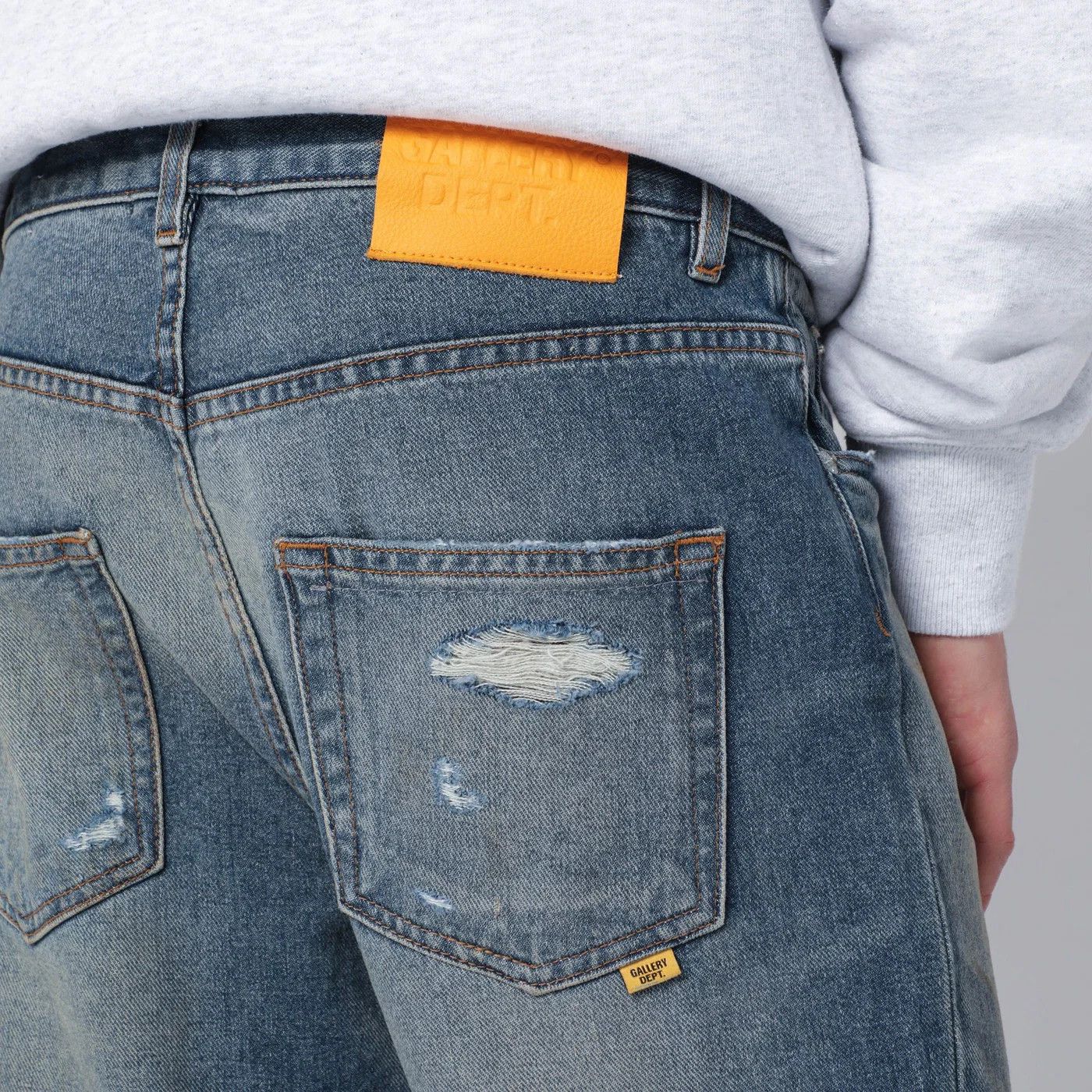 Gallery Dept. o1d2blof0426 Jeans With Rips in Blue Size US 32 / EU 48 - 5 Thumbnail
