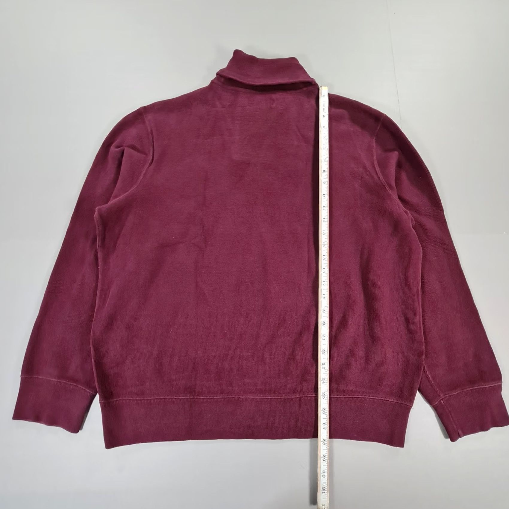 Polo Ralph Lauren VINTAGE Polo Ralph Lauren Jumper Mens Pullover Shawl Neck Cotton Red 2XL Logo Knit Long Sleeve Casual Winter Womens Mens Girls? Size US XXL / EU 58 / 5 - 7 Thumbnail