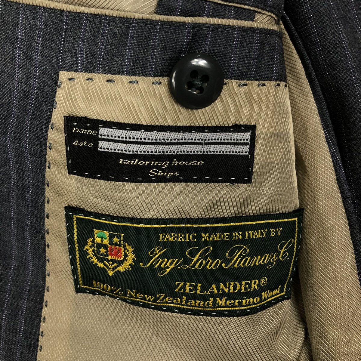 Designer 📌DOUBLE BREAST COATS STRIPED SHIPS LORO PIANA Size US S / EU 44-46 / 1 - 19 Thumbnail