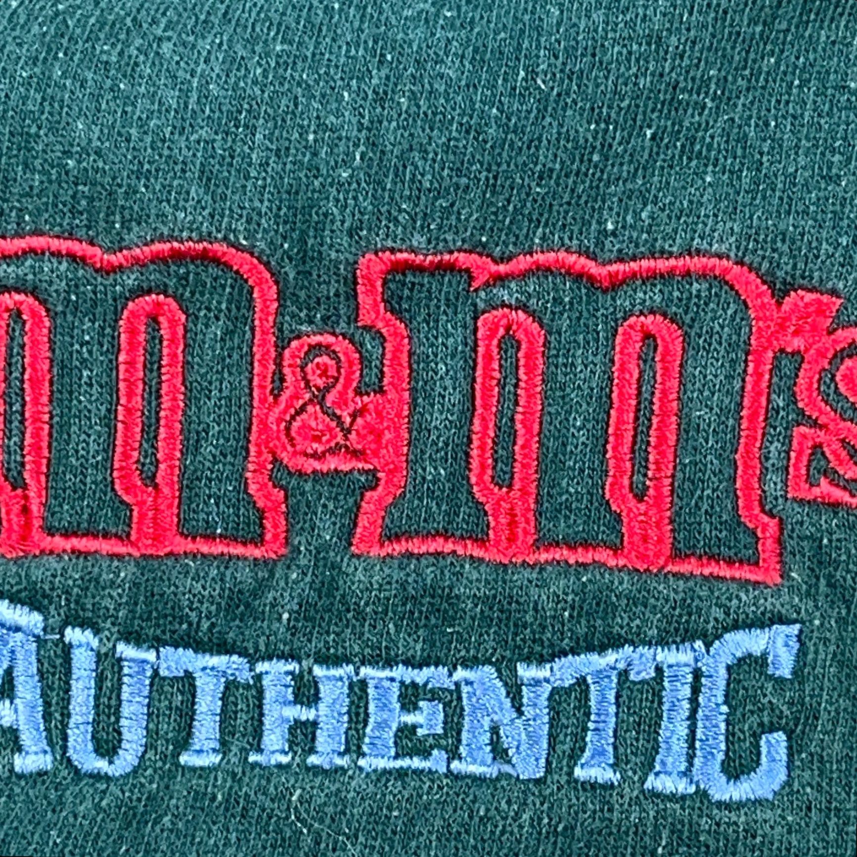Vintage Vintage M&M's Sweatshirt Women Large Green Crewneck Embroidered Faded Hole* Size L / US 10 / IT 46 - 6 Thumbnail