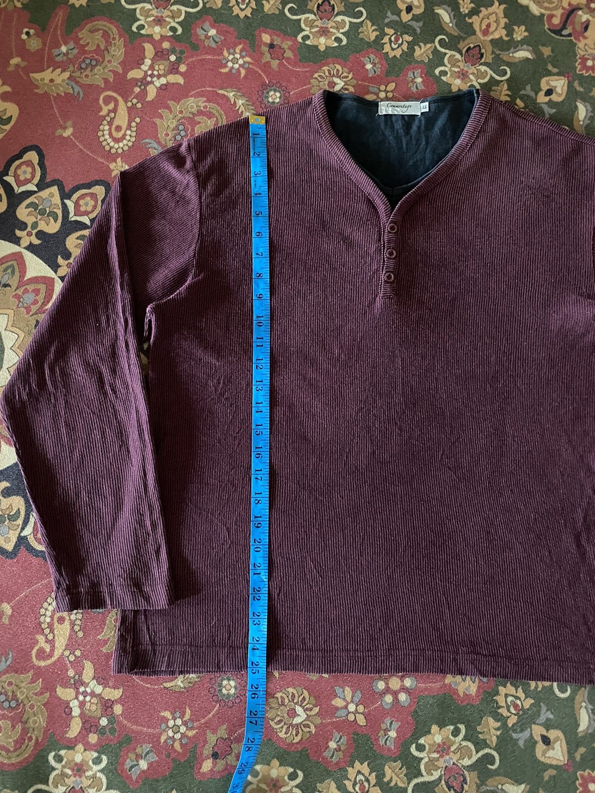 If Six Was Nine × Japanese Brand × Vintage Vintage Japanese Brand Commontage Double Layer Long Sleeve Size US L / EU 52-54 / 3 - 10 Thumbnail