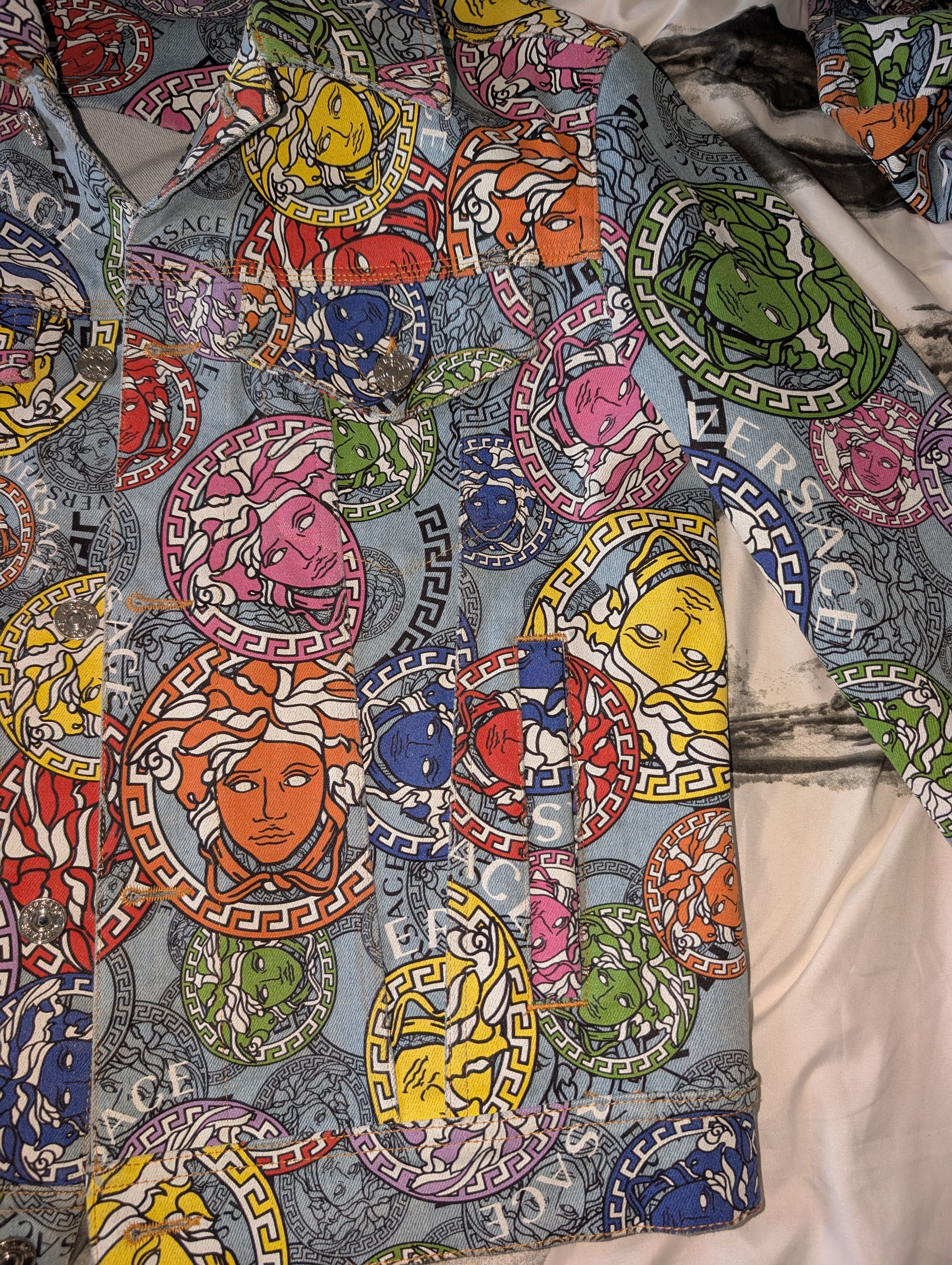 Versace RARE Versace SS21 Medusa Amplified Denim Suit Size US M / EU 48-50 / 2 - 10 Thumbnail