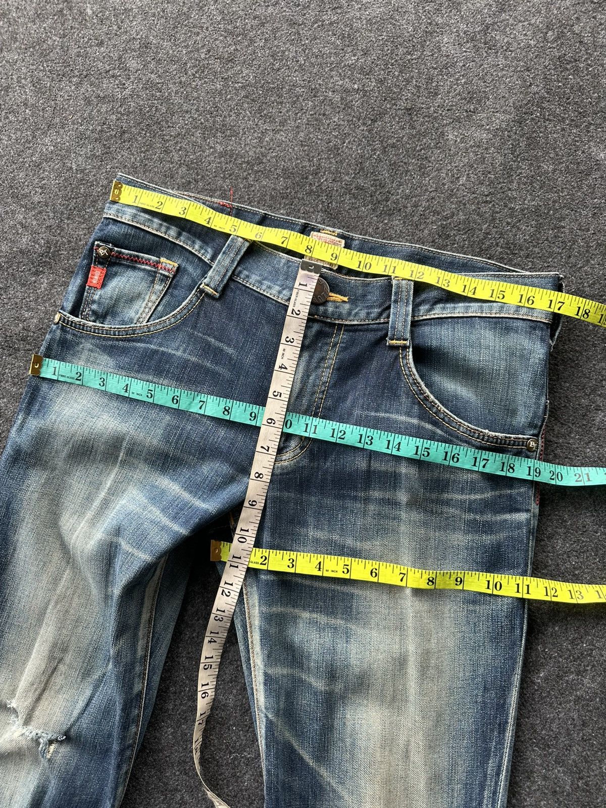 Edwin Edwin Blue Trip Flare Wide Leg Japan Denim 32x32 D219 Size US 32 / EU 48 - 13 Thumbnail