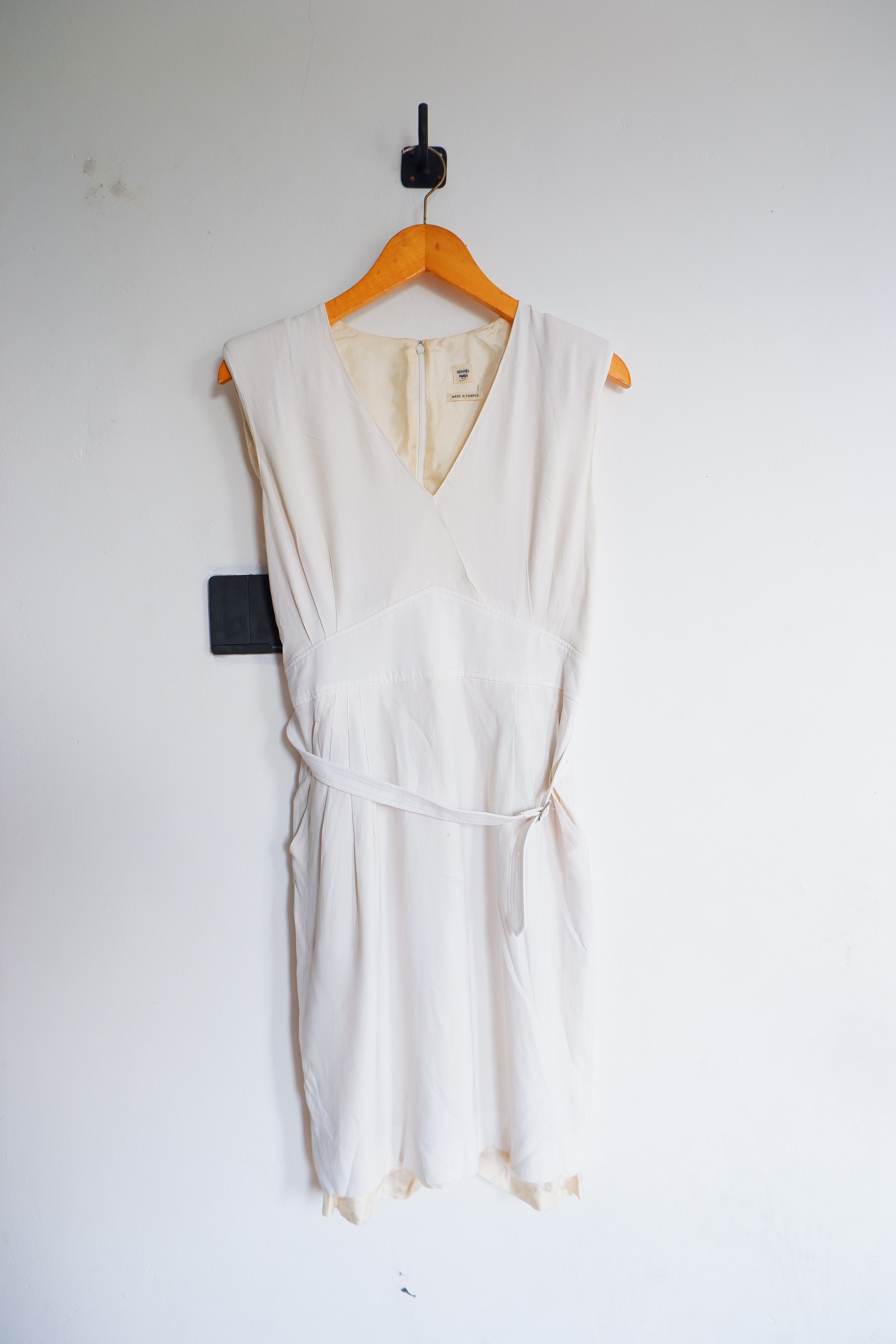 Hermes Vintage Hermes By Maison Margiela Belted Dress Size M / US 6-8 / IT 42-44 - 2 Thumbnail