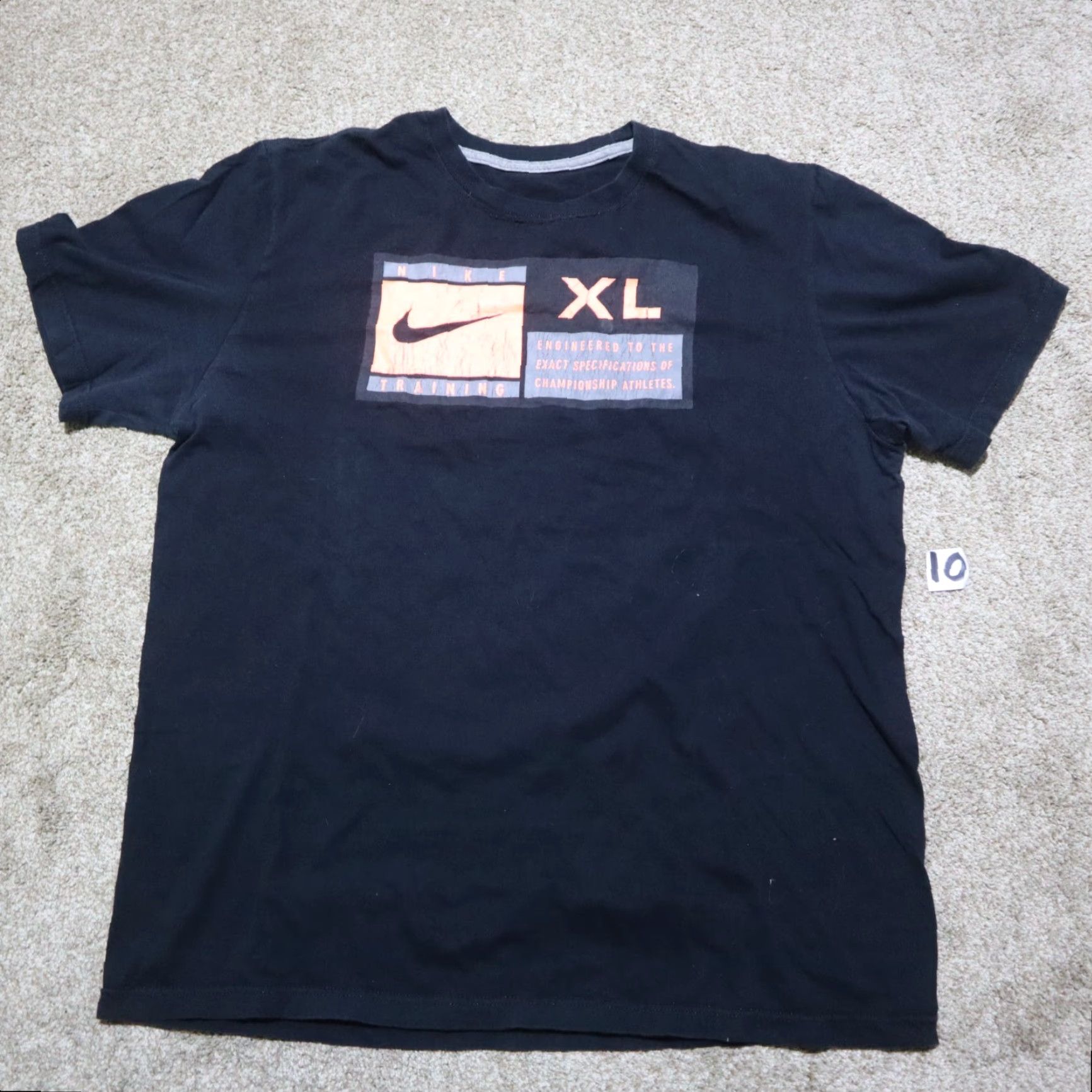 Nike The Nike Tee Swoosh Training Gym Tee T-Shirt Adult Men's Size XL Extra Large Size US XL / EU 56 / 4 - 2 Thumbnail