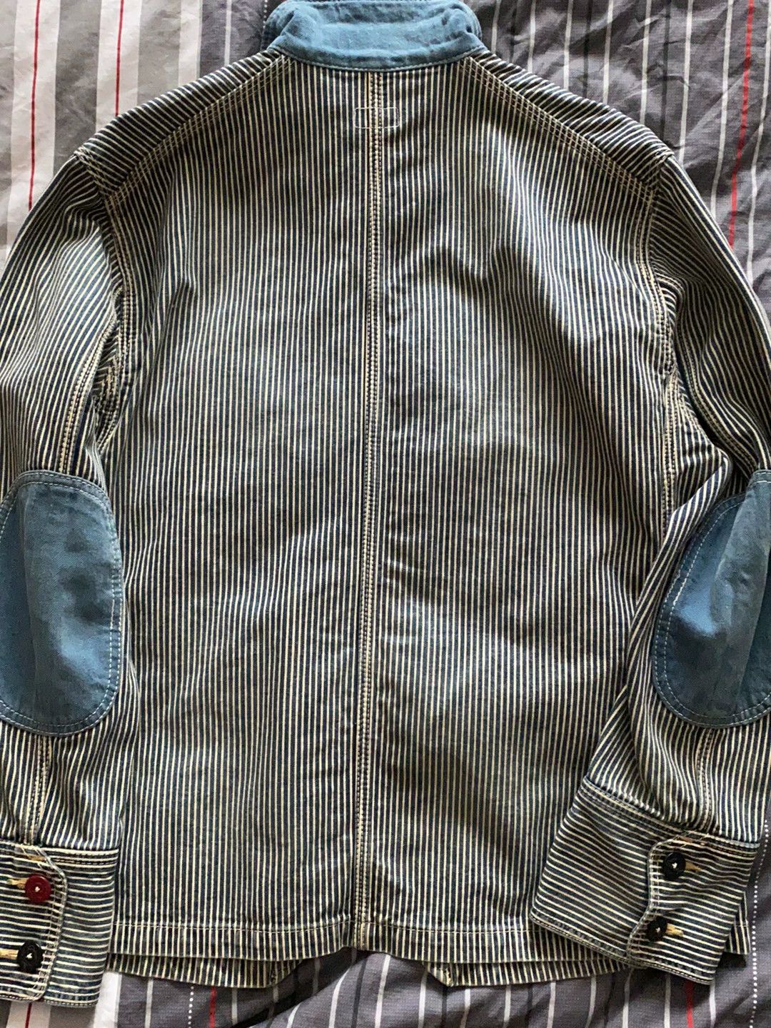Porter Classic Porter Classic Vintage Stripe Work Jacket Size US M / EU 48-50 / 2 - 4 Thumbnail