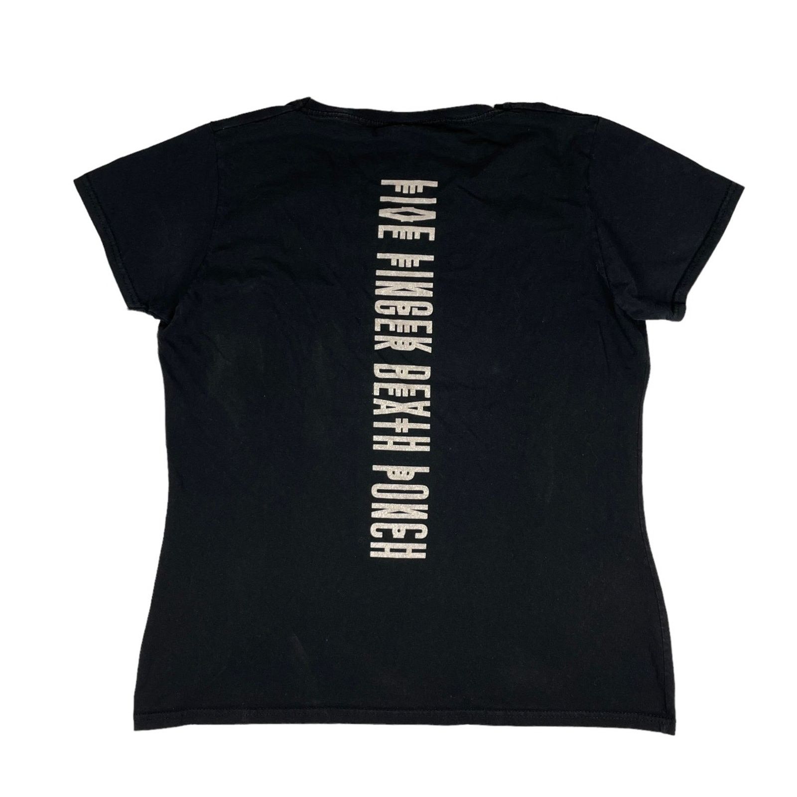 Fruit Of The Loom Vintage Five Finger Death Punch T Shirt Size XL Black Size XL / US 12-14 / IT 48-50 - 7 Thumbnail