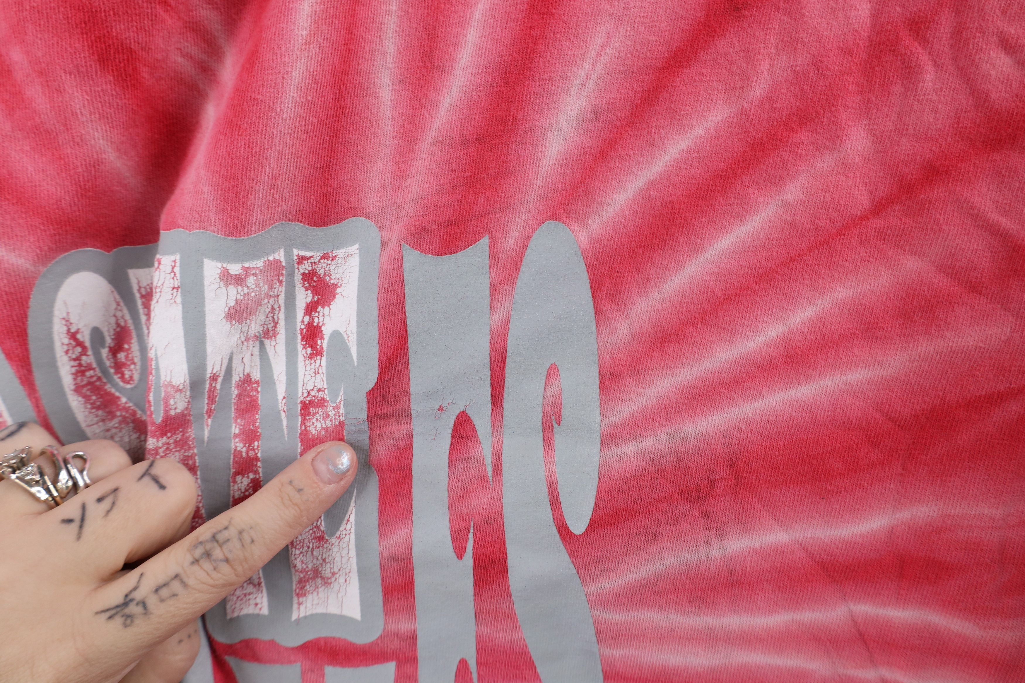 Vintage Vintage 90s Tie Dye Acid Wash Ohio State University T-Shirt Size US XXL / EU 58 / 5 - 6 Thumbnail
