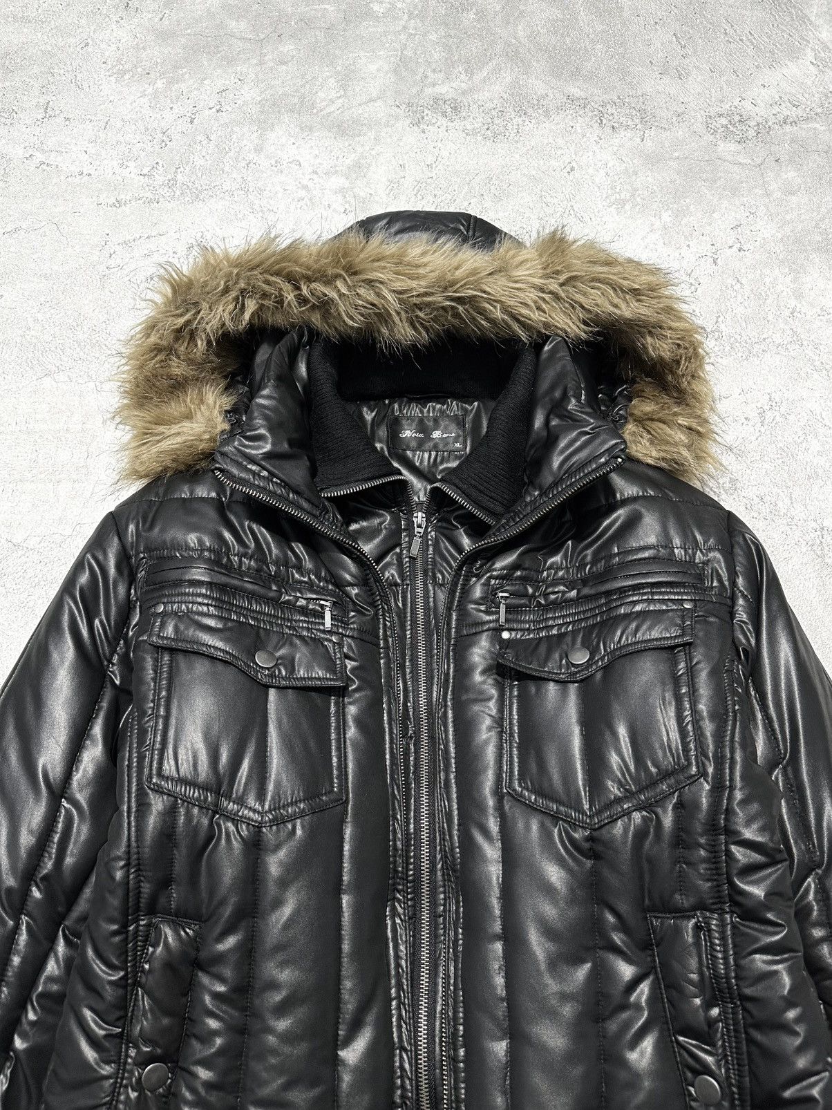 If Six Was Nine Faux Fur Nota Bene Double Zipp Puffer Jacket Lgb Style Size US L / EU 52-54 / 3 - 3 Thumbnail