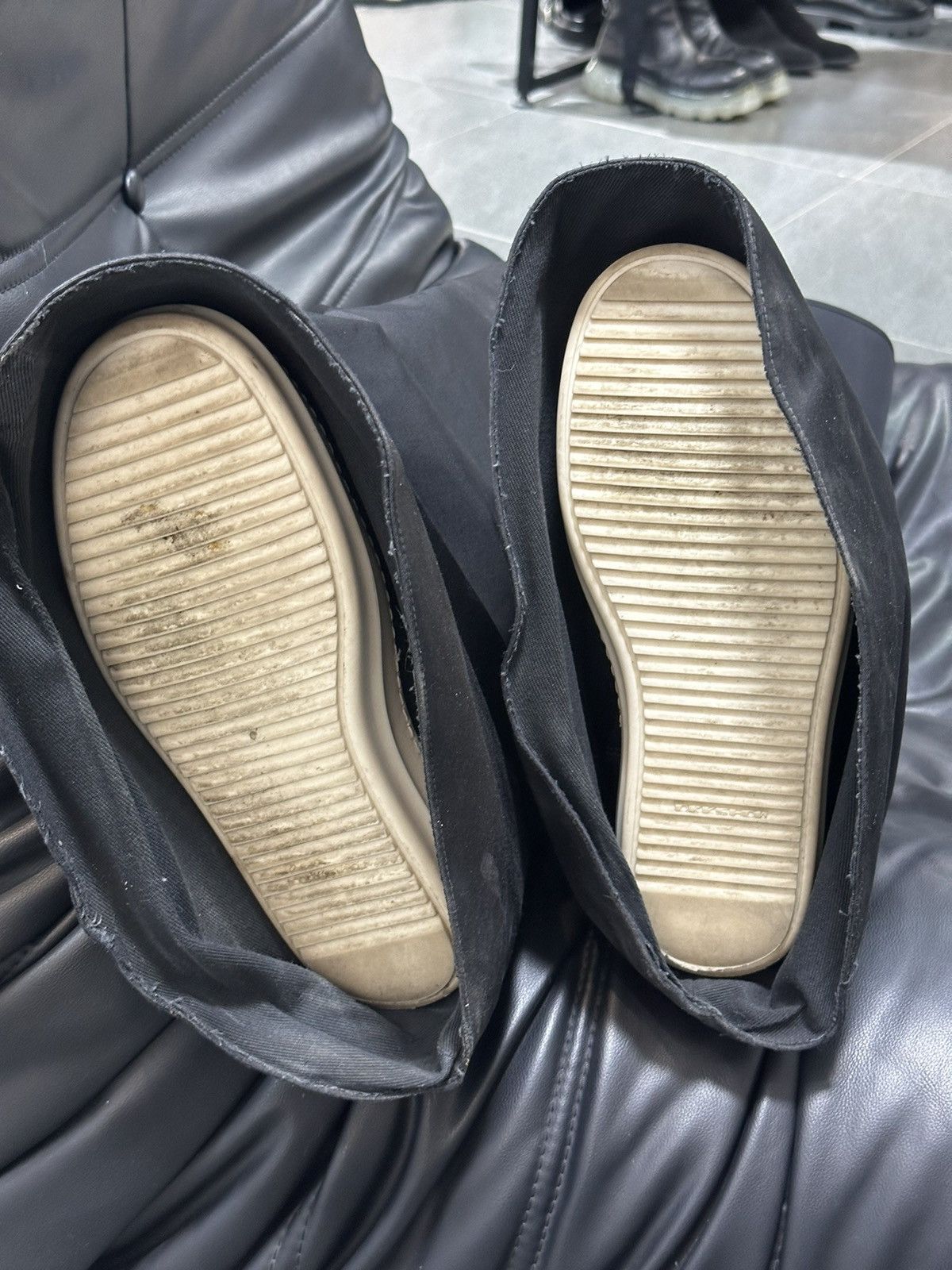 Rick Owens Drkshdw Rick Owens DRKSHDW Fetish knee high Boots Size US 8 / EU 41 - 7 Thumbnail