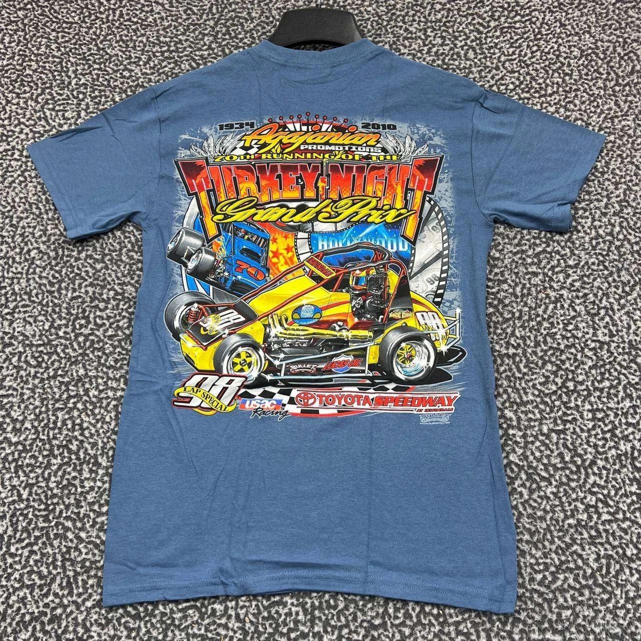 Gildan Vintage Turkey Night Grand Prix Shirt Men S Racing Deadstock Size US S / EU 44-46 / 1 - 1 Thumbnail