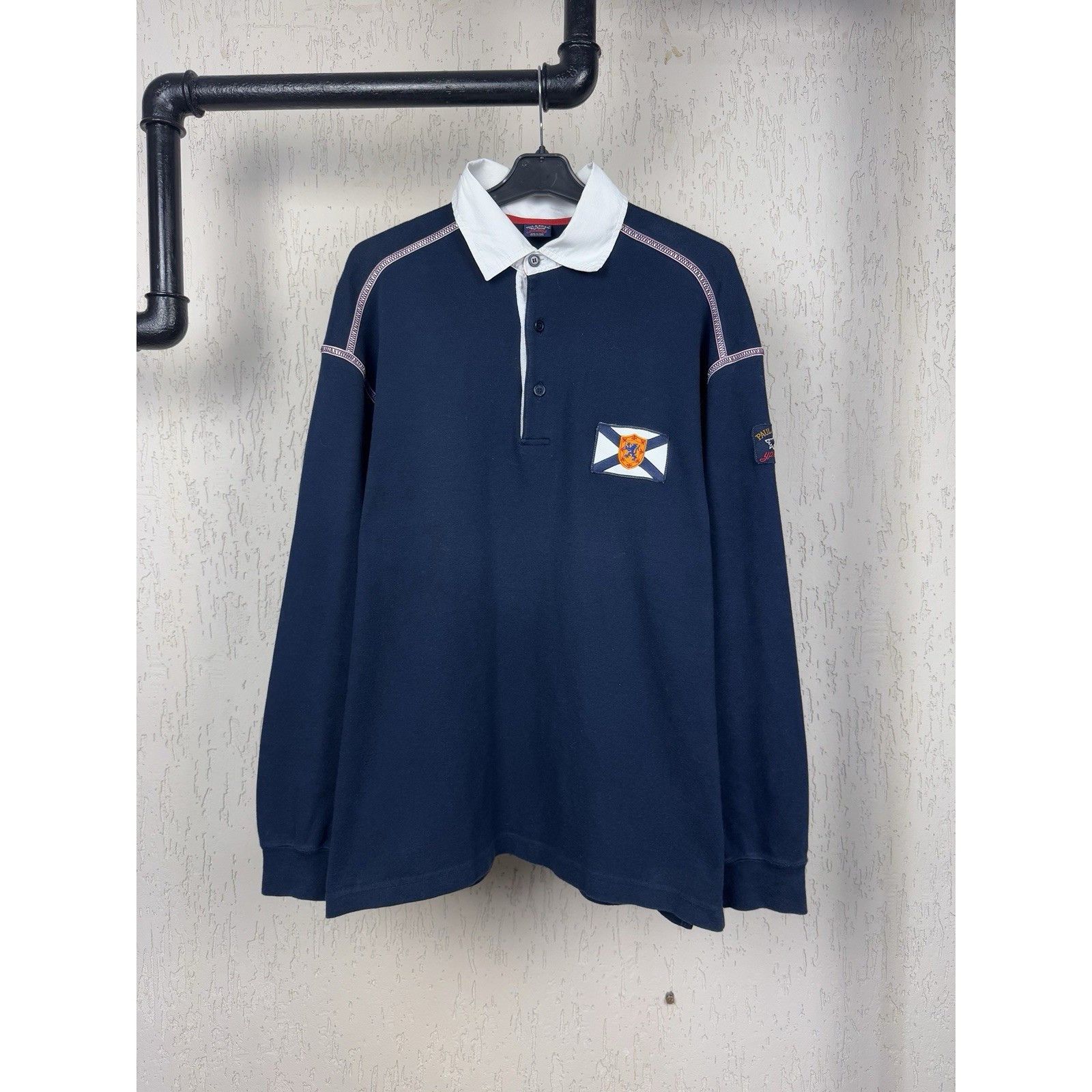 Paul & Shark Paul & Shark Yachting Rugby Shirt Vintage Long Sleeve Polo N Size US L / EU 52-54 / 3 - 1 Thumbnail