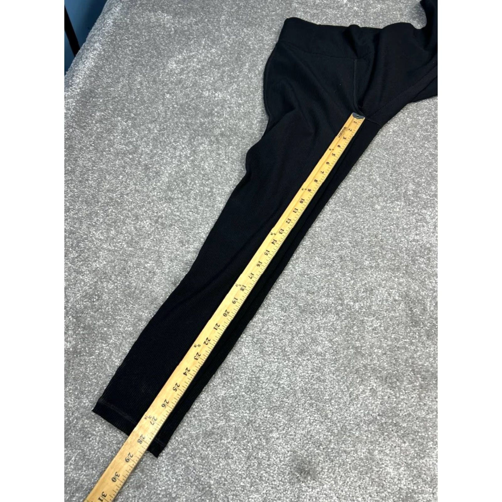 Talbots Talbots Leggings Womens Medium Black Nylon Stretch High Rise New Yoga Size 32" / US 10 / IT 46 - 3 Thumbnail