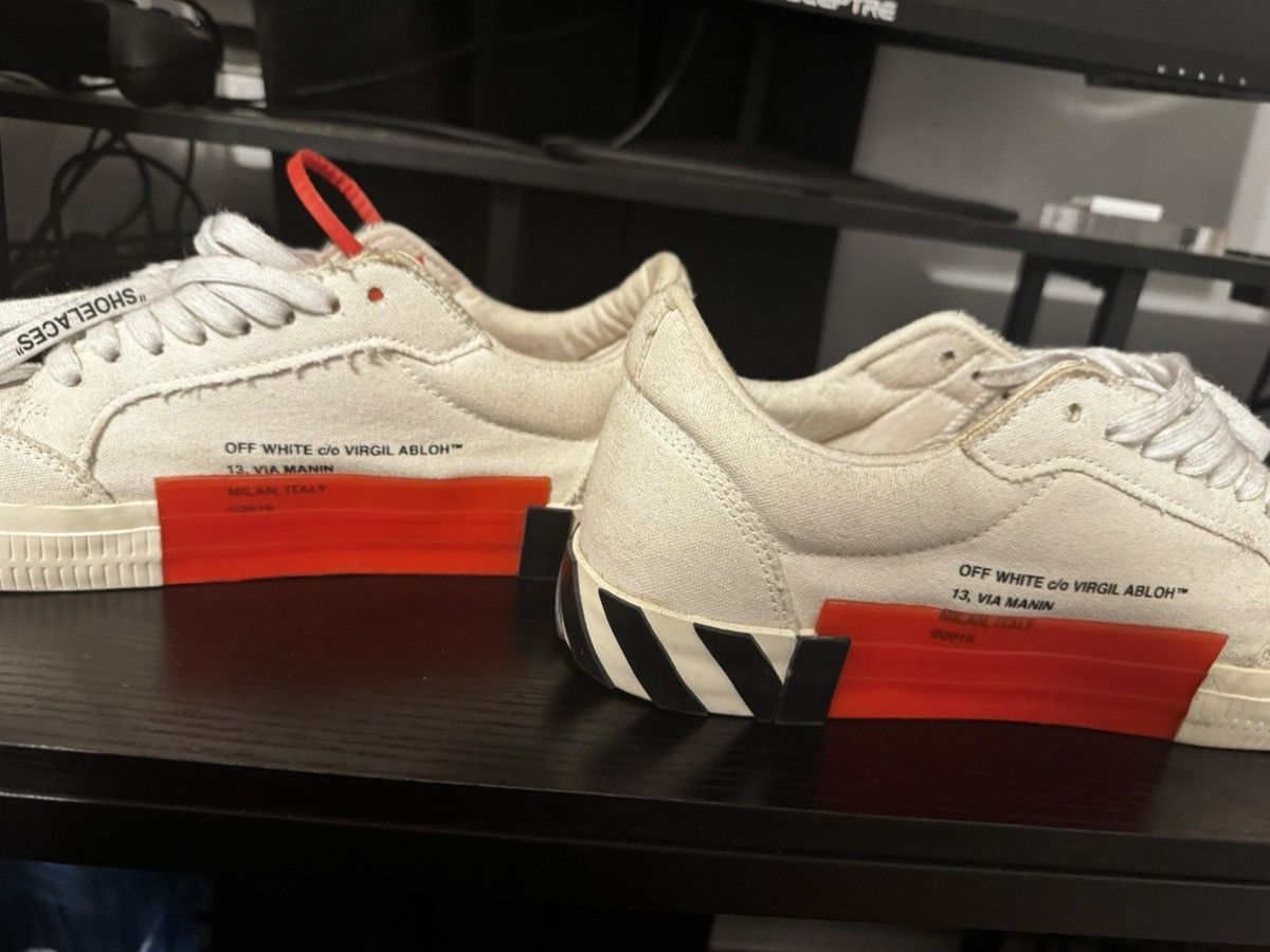 Off-White Off White Vulcanized Low Top Size US 12 / EU 45 - 3 Thumbnail
