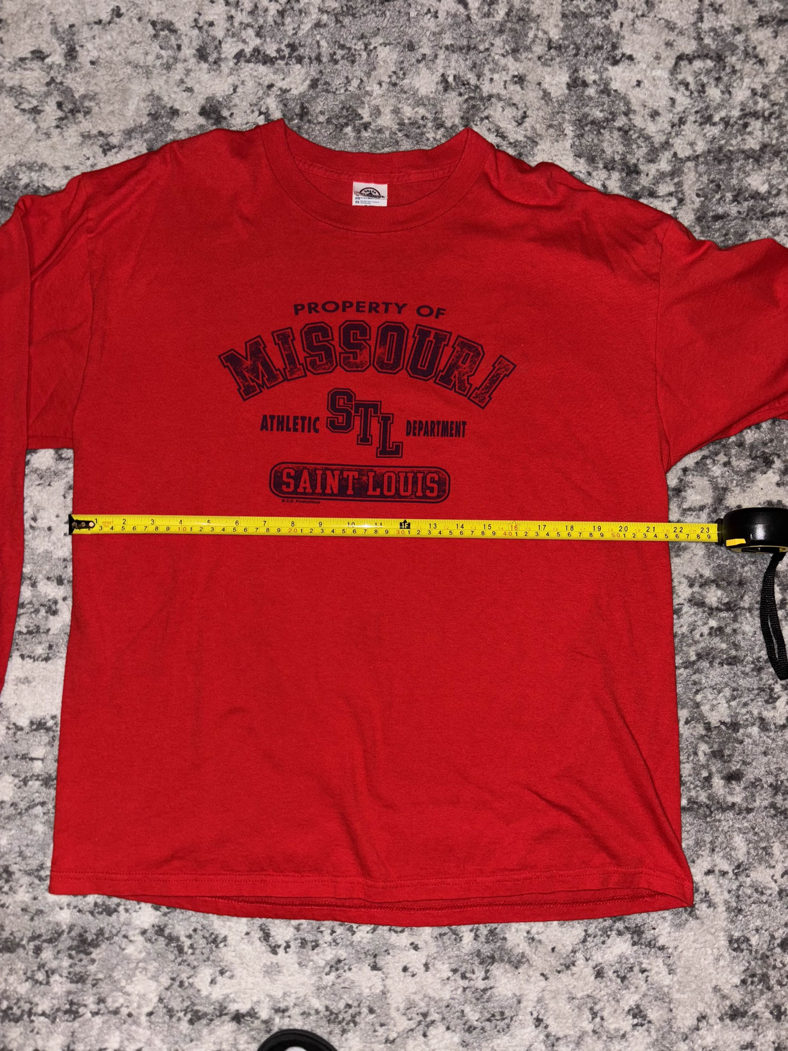 Vintage Vintage 90s Saint Louis Missouri Athletic Shirt Size US XL / EU 56 / 4 - 6 Thumbnail
