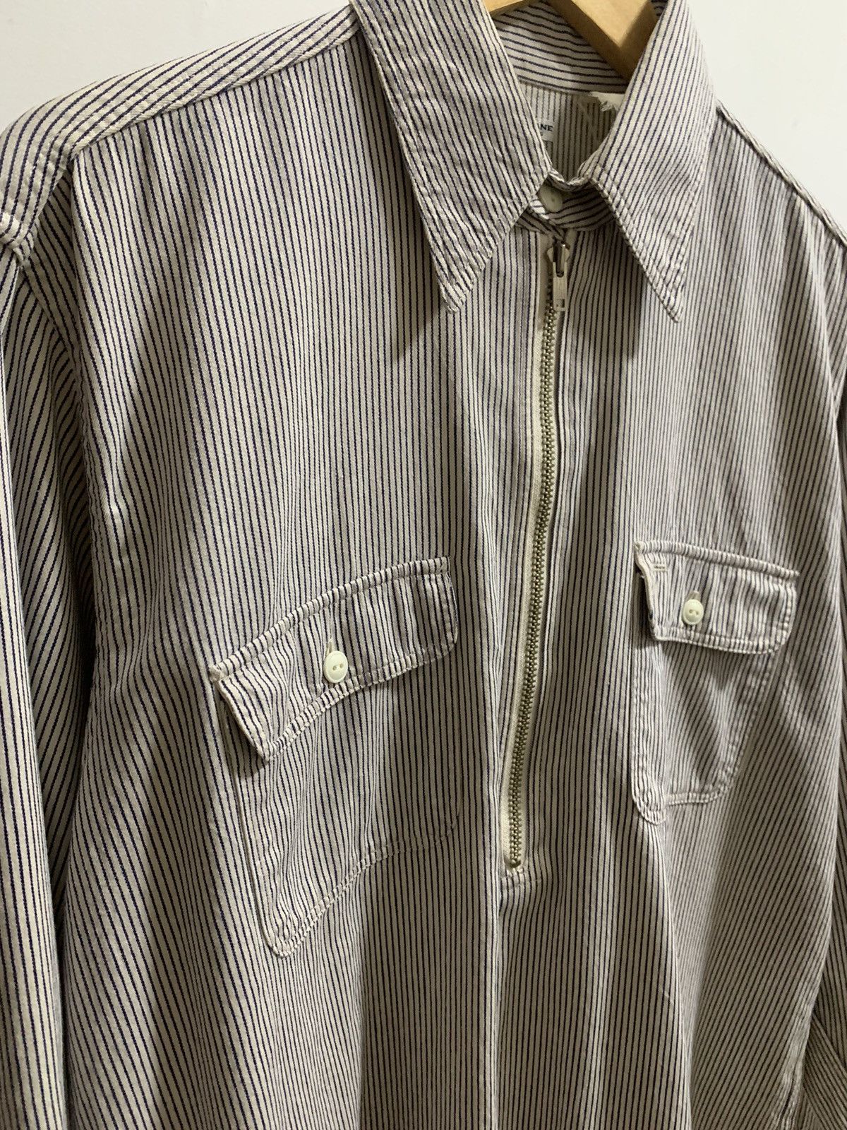 Vintage Sugar Cane Hickory Workshirt Half Zipper Size US M / EU 48-50 / 2 - 3 Thumbnail