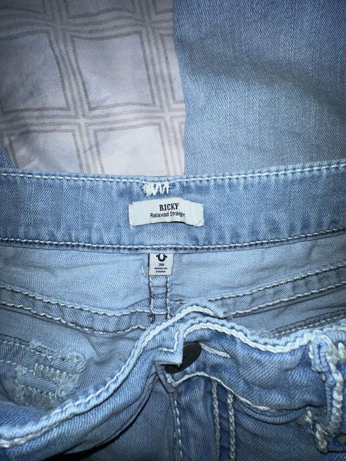 True Religion True Religion Ricky Relaxed Straight Size US 38 / EU 54 - 4 Thumbnail