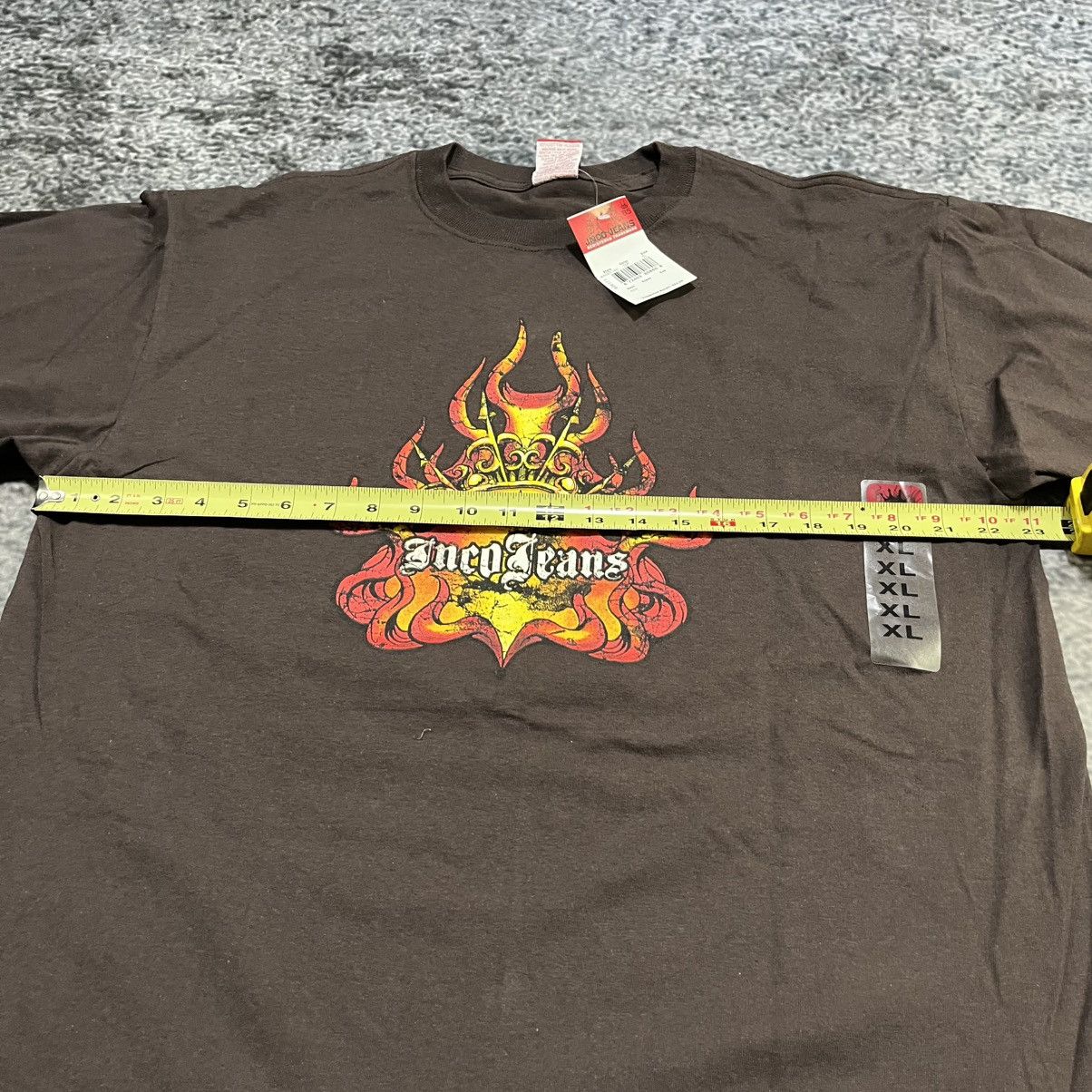 JNCO Vintage Y2K JNCO Jeans Flames Dragon Grunge Skater Tee NEW Size US XL / EU 56 / 4 - 10 Thumbnail
