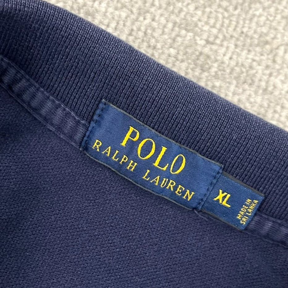 Polo Ralph Lauren VINTAGE Polo Ralph Lauren Rugby Shirt Mens XL Short Sleeve Collared Classic Logo Striped Blue White Summer Size US XL / EU 56 / 4 - 4 Thumbnail