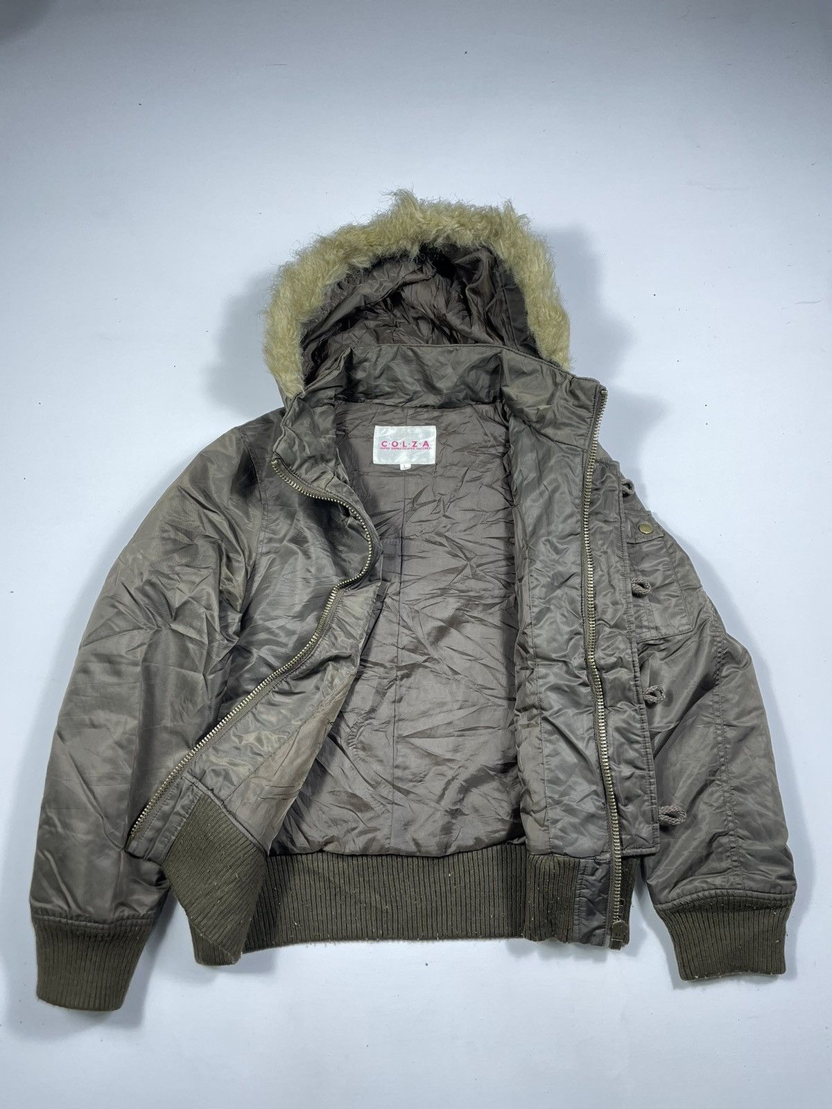 Japanese Brand Japanese brand Fur rabbit bomber jacket C.O.L.Z.A lgb Size US L / EU 52-54 / 3 - 2 Thumbnail