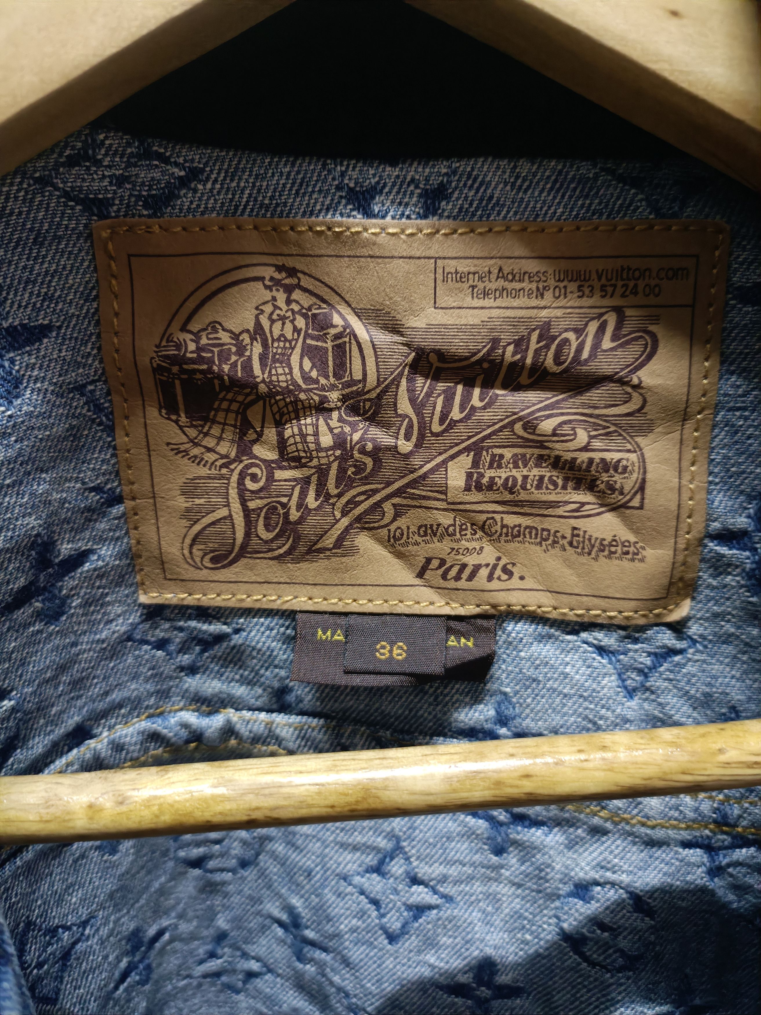 Louis Vuitton LOUIS VUITTON Monogram Denim Jacket AW05 Size XS / US 0-2 / IT 36-38 - 6 Thumbnail
