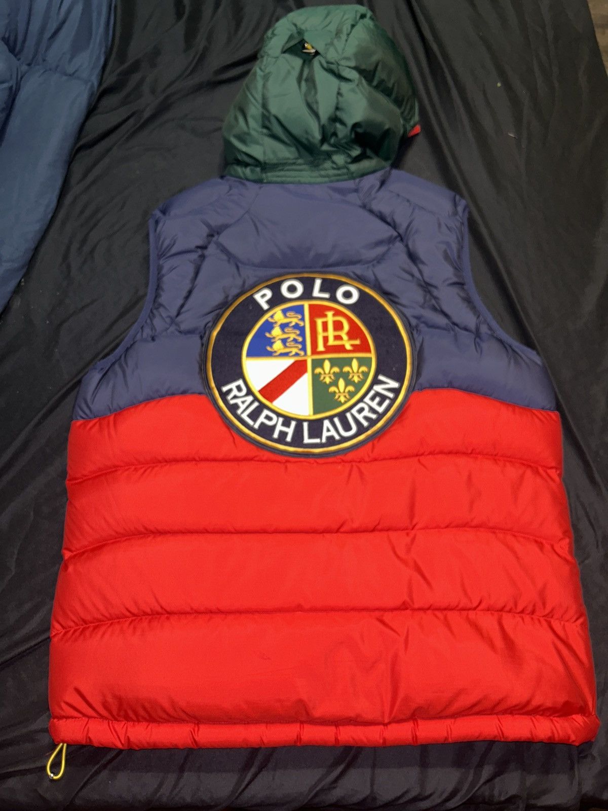 Polo Ralph Lauren Ralph Lauren Crest Cookie Patch Hooded Pullover Puffer Vest Size US L / EU 52-54 / 3 - 2 Thumbnail