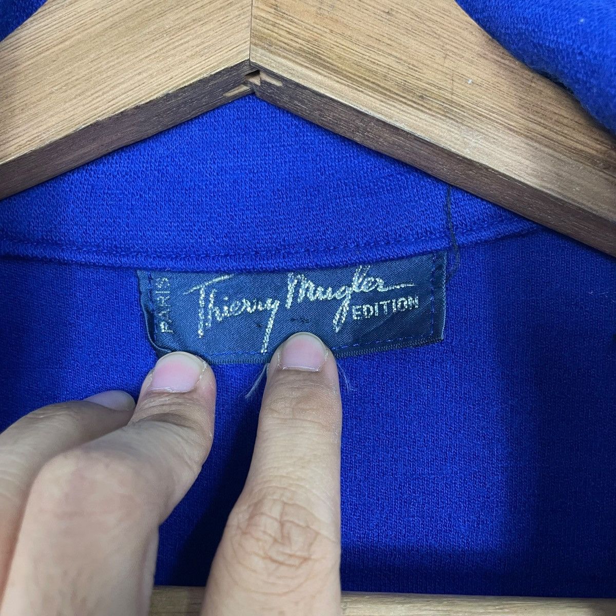 Thierry Mugler Vintage Thierry Mugler Royal Blue Dress Size M / US 6-8 / IT 42-44 - 14 Thumbnail