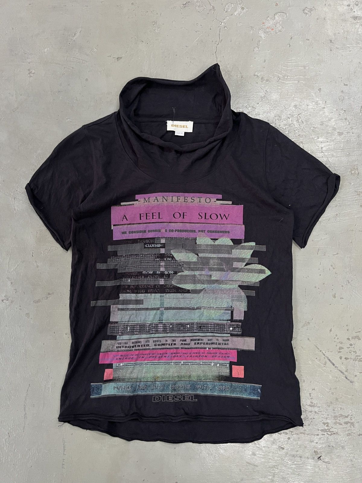 Diesel Diesel Seditionaries Punk Poem Quotes Junya Watanabe Style Size S / US 4 / IT 40 - 2 Thumbnail