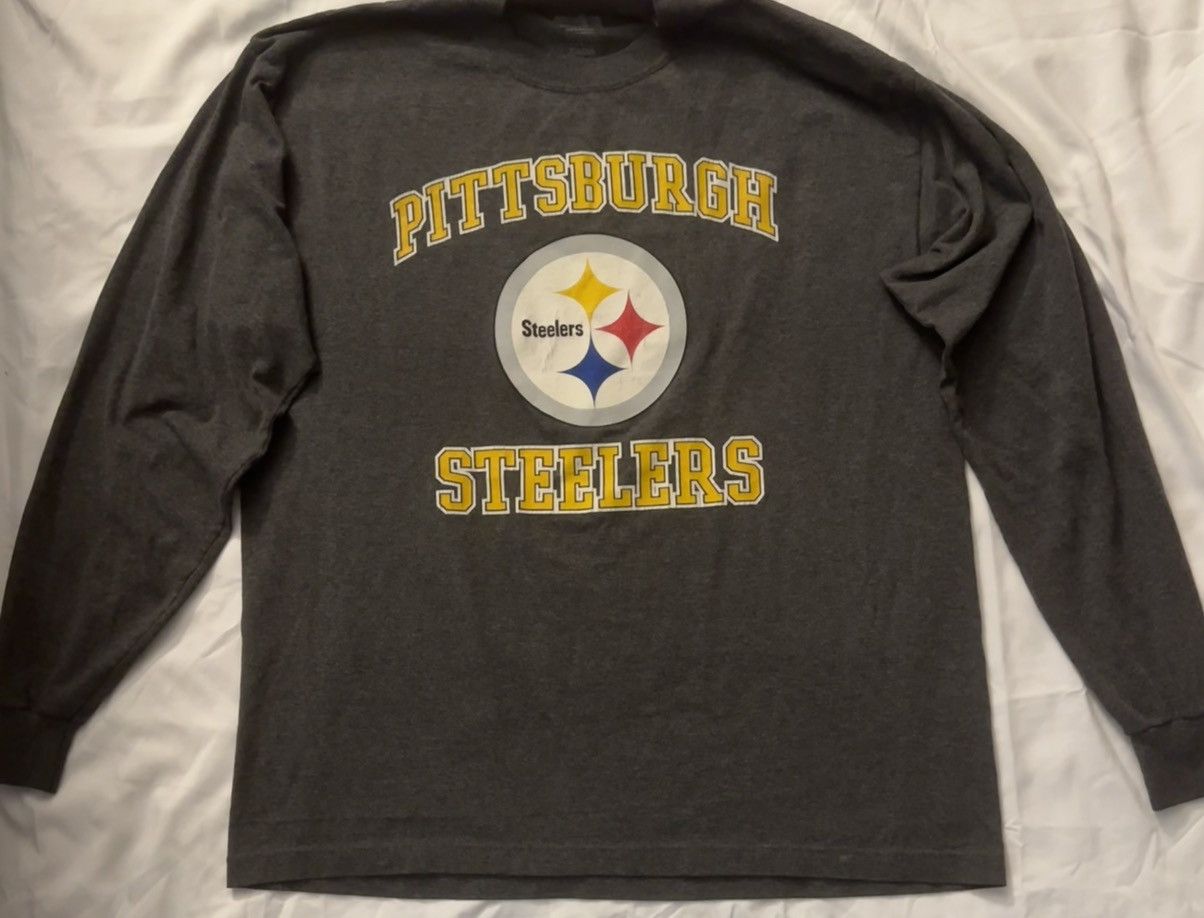 Reebok PITTSBURGH STEELERS Reebok Grey Long Sleeve Sz.L Size US L / EU 52-54 / 3 - 1 Thumbnail