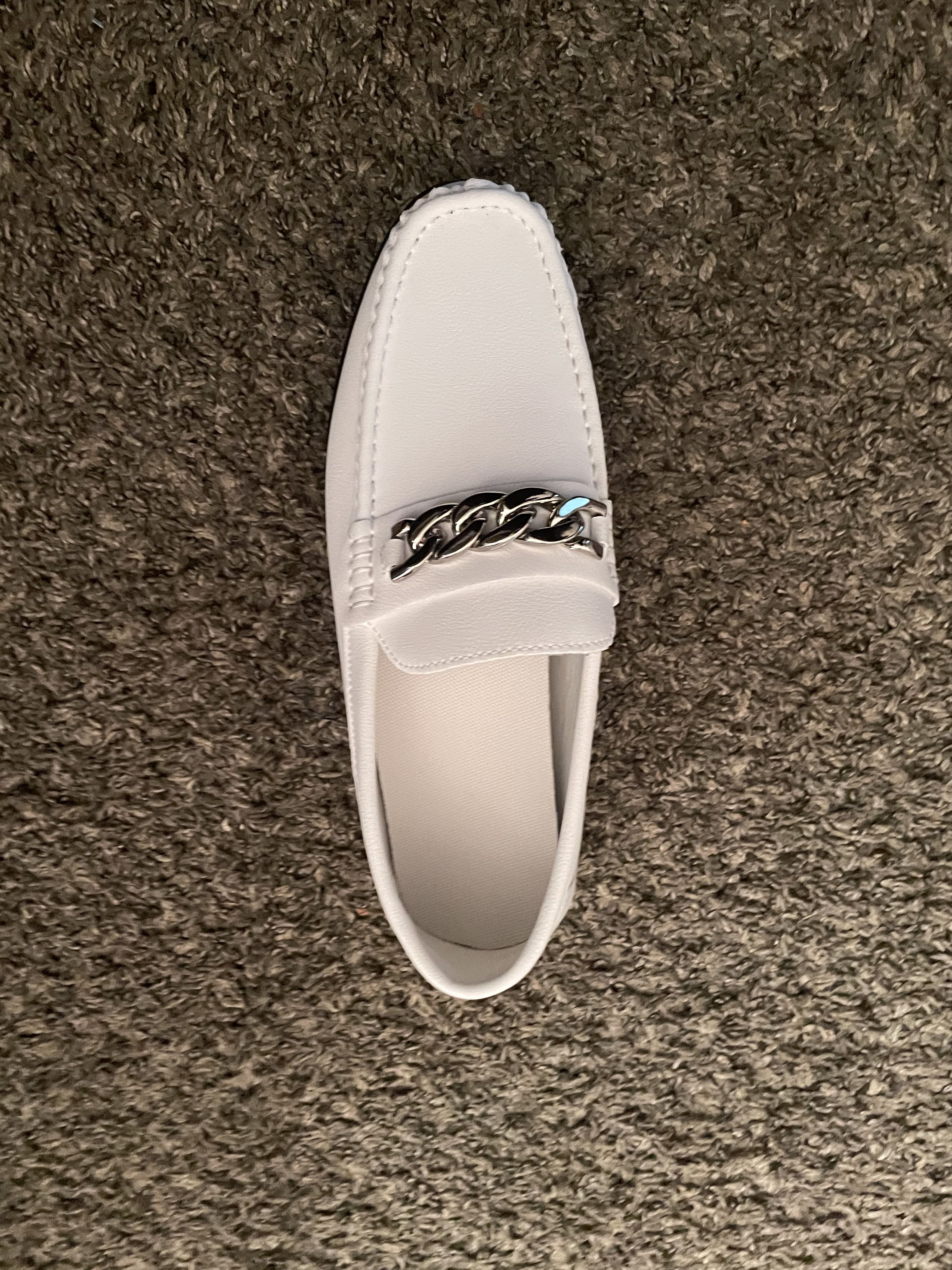 Shein Men White Dress Shoes Size US 12 / EU 45 - 4 Thumbnail