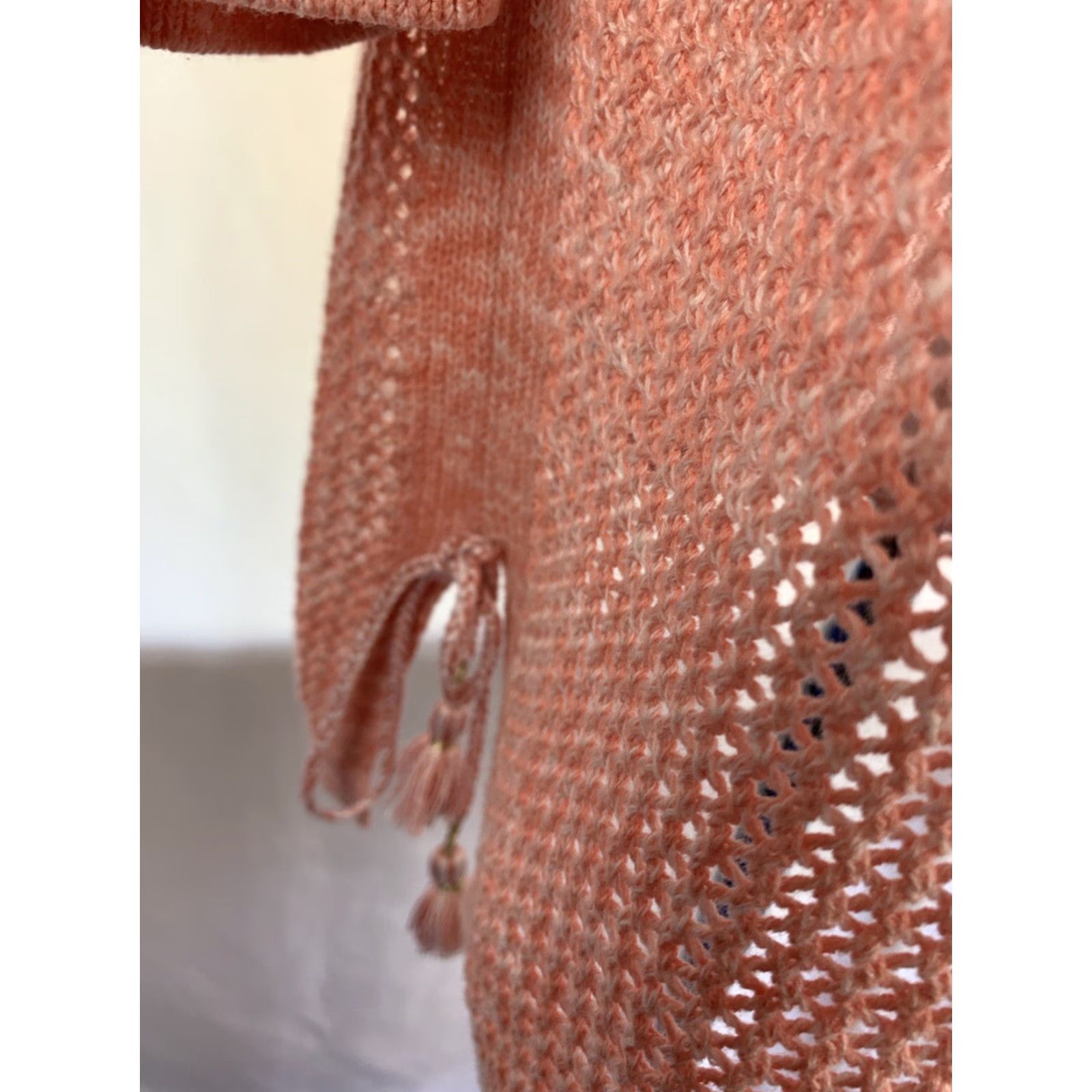 Talbots VINTAGE XL Talbots Pink Loose Knit Women's Sweater 100% Pima Cotton Pink Loose Knit Women's Sweater 100% Pima Cotton XL Talbots Womens Sweater Size XL / US 12-14 / IT 48-50 - 7 Thumbnail