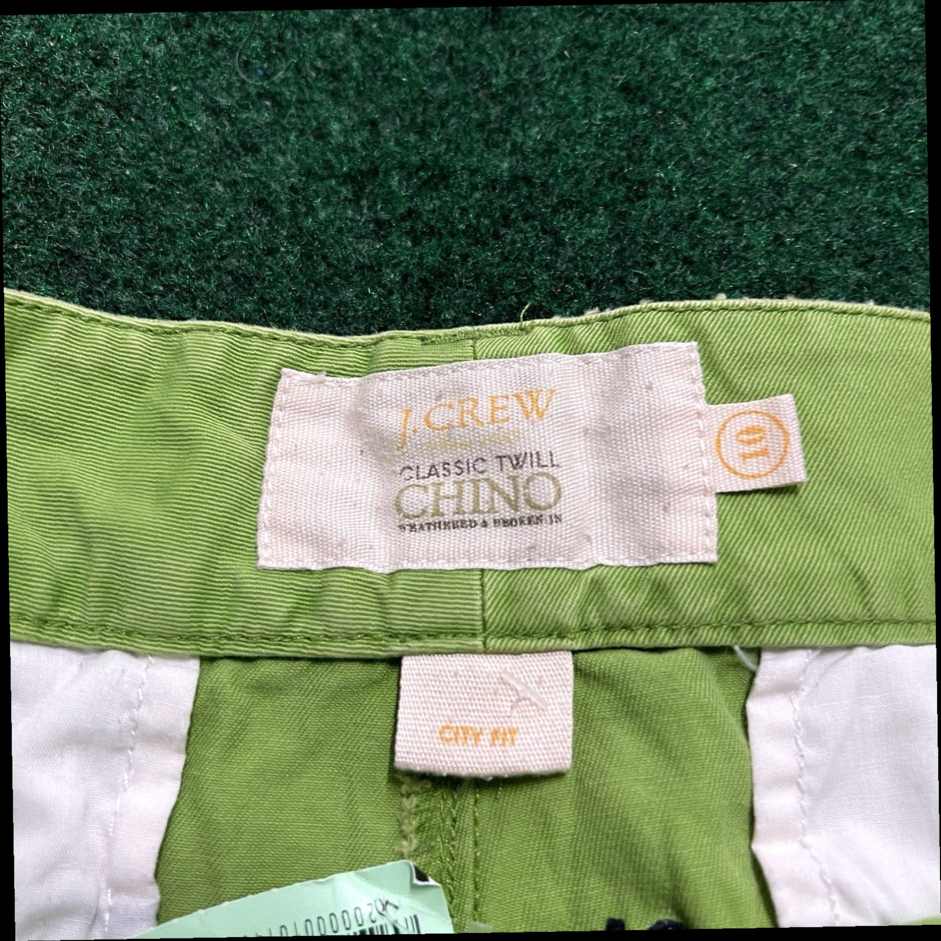 J.Crew J. Crew Chino Shorts Green Tennis Print Size 10 Summer Outdoors Walking Size 32" / US 10 / IT 46 - 5 Thumbnail