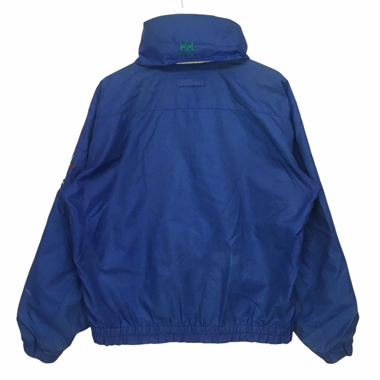 Helly Hansen Vtg HELLY HANSEN Zip Up Hoodie Jacket Sweater Windbreaker Size US L / EU 52-54 / 3 - 3 Thumbnail