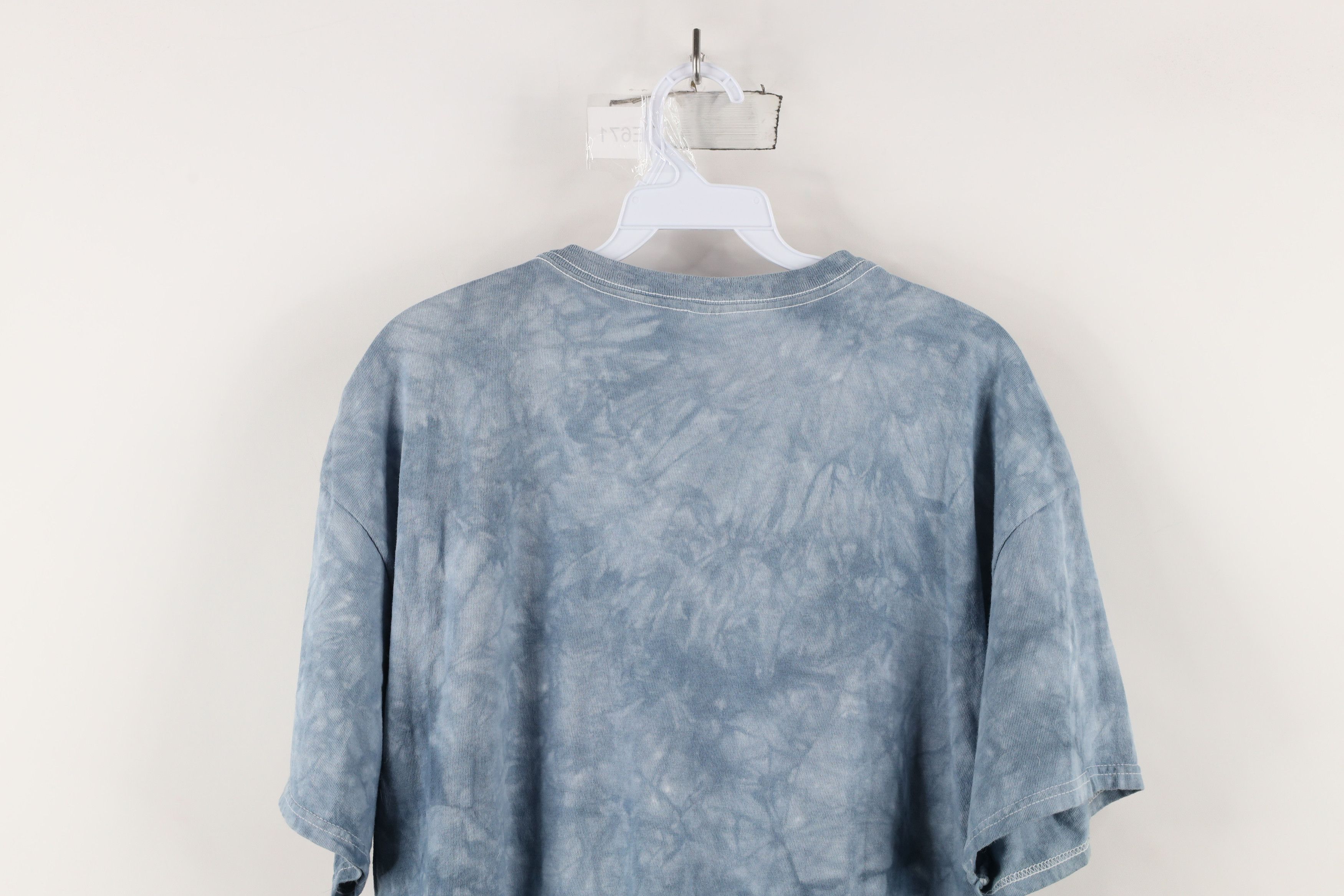 Vintage Vintage 90s Y2K Streetwear Country Acid Wash T-Shirt Blue Size US XL / EU 56 / 4 - 11 Thumbnail
