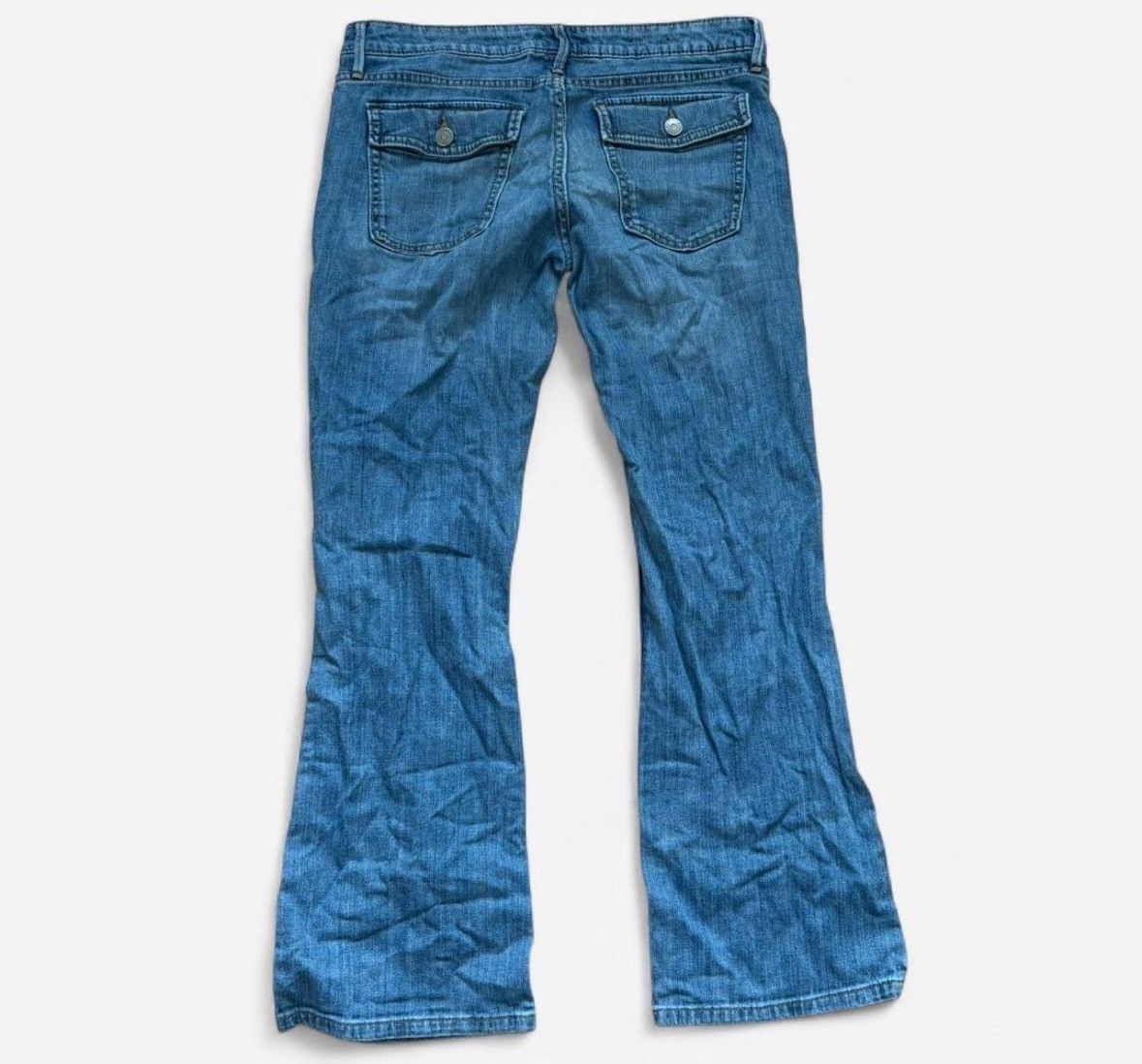 Banana Republic Vintage Low Rise Bootcut Jeans Size 28" / US 6 / IT 42 - 2 Thumbnail