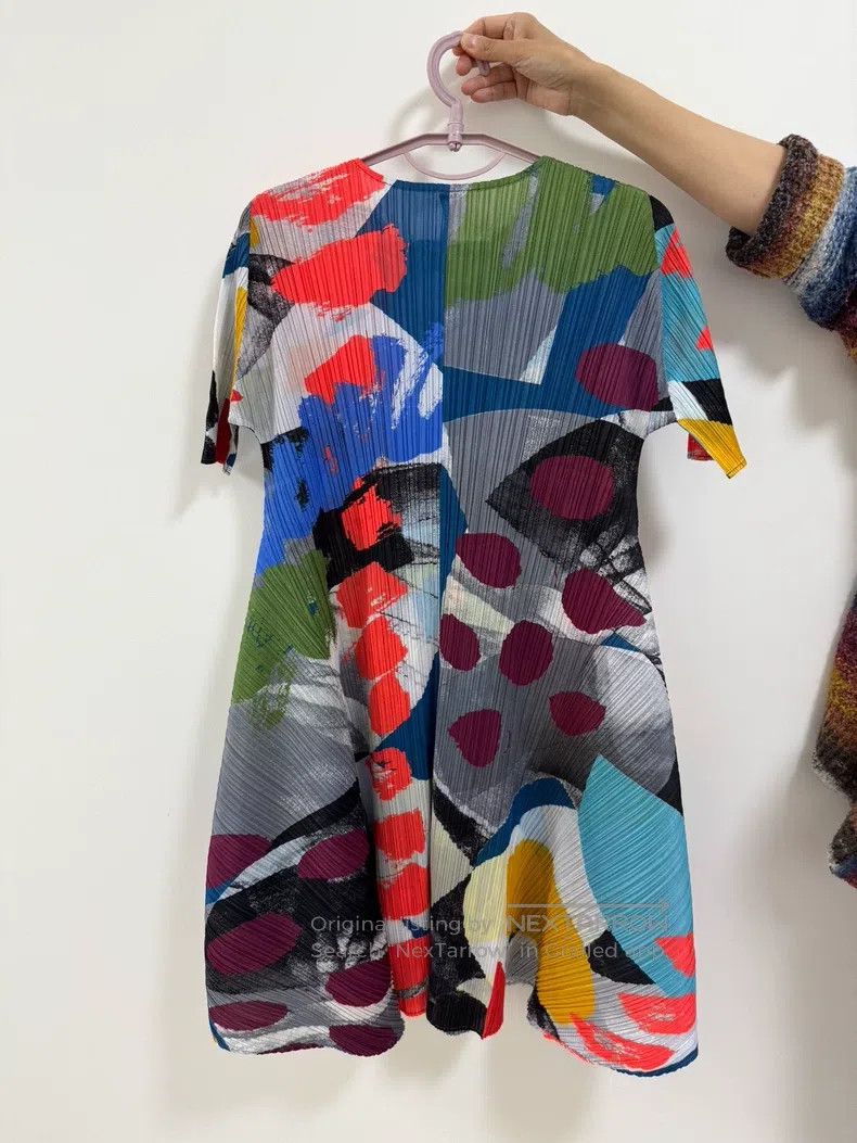 Issey Miyake Issey Miyake Graffiti Dress Size XXL / US 16-18 / IT 52-54 - 2 Thumbnail