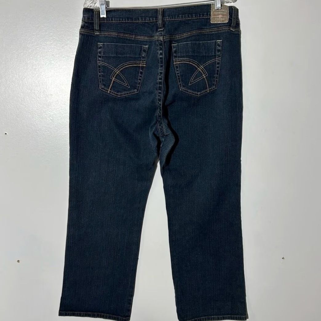 Vintage VINTAGE Z Cavaricci Jeans Womens 16W Dark Wash Stretch Straight Leg M58 Size 38" / US 16 / IT 52 - 5 Thumbnail