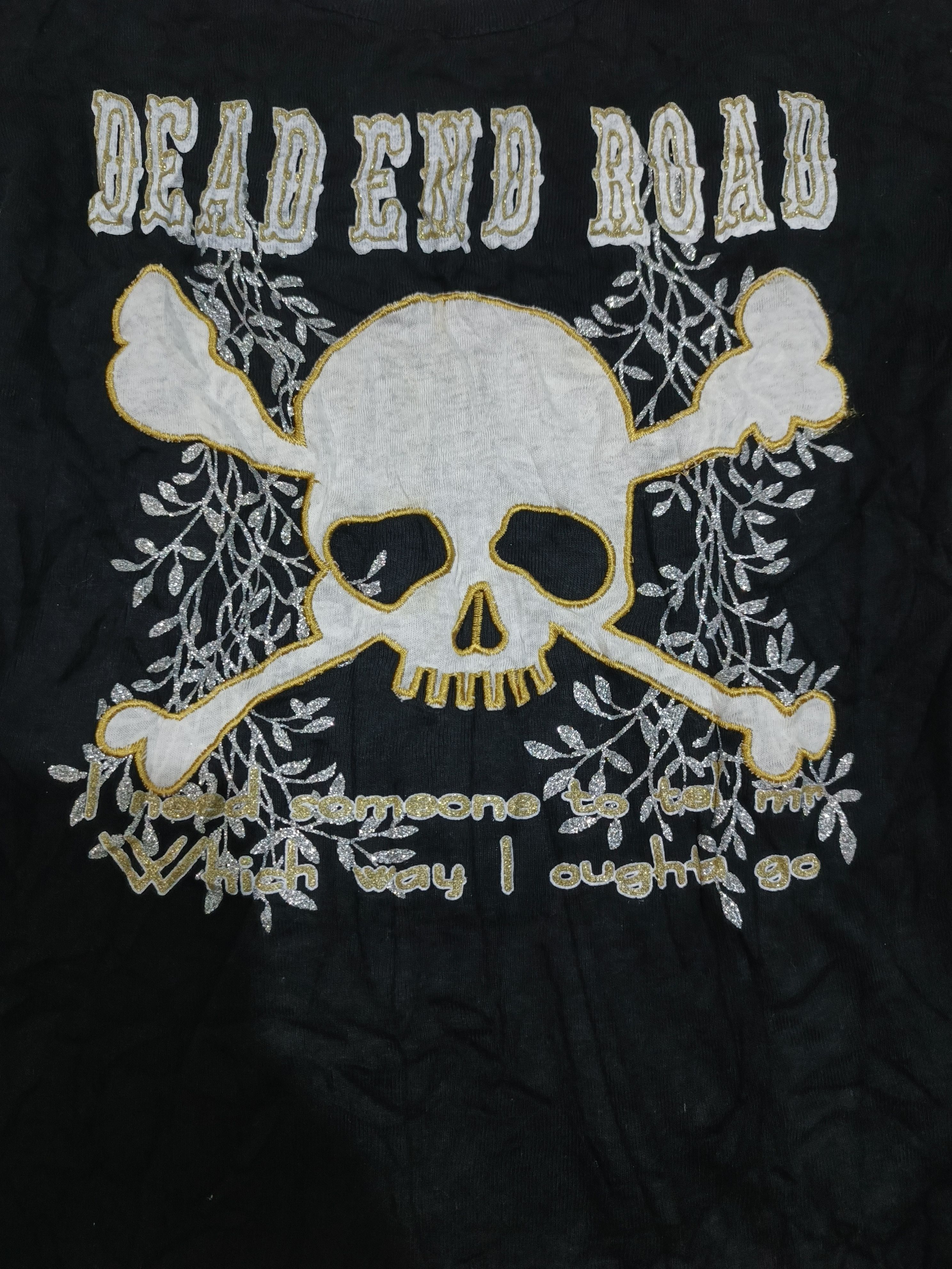 Japanese Brand Y2k Dead And Road skull Big logo Size M / US 6-8 / IT 42-44 - 3 Thumbnail