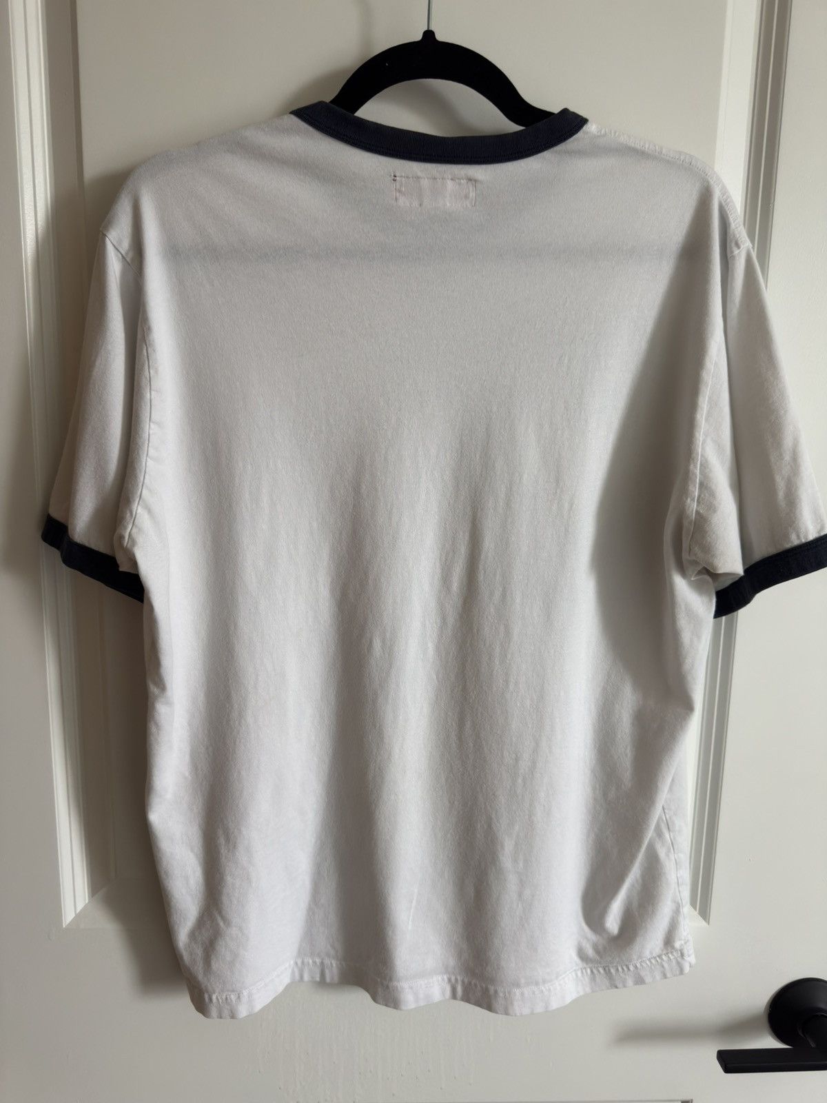 Jane's Addiction Supreme x Jane’s Addiction Ringer Tee White/Navy/Green Size US M / EU 48-50 / 2 - 2 Thumbnail