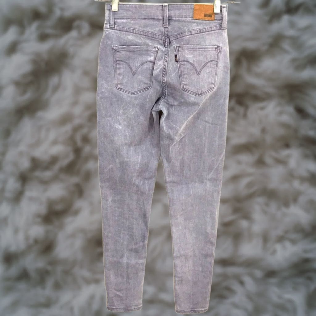 Levi's Levis Jeans Acid Wash Tapered Leg Stretch Womens 24 Retro Grunge Casual Classic Size 42" / US 20 - 1 Thumbnail