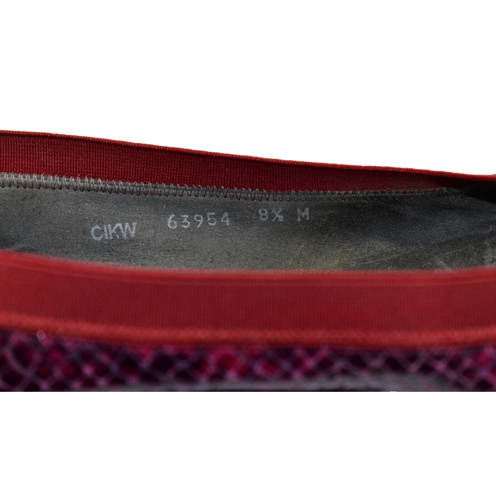 Stuart Weitzman STUART WEITZMAN Snake Lastikon Embossed Ballet Flat Shoe 8.5 Size US 8.5 / IT 38.5 - 6 Thumbnail