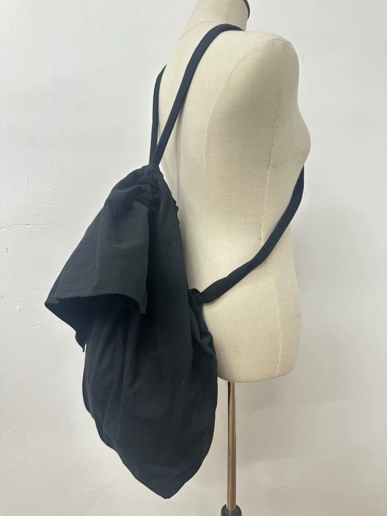Yohji Yamamoto yohji yamamoto Drawstring Ruffle Hobo Bag Cross Body Bag S Size ONE SIZE - 6 Thumbnail