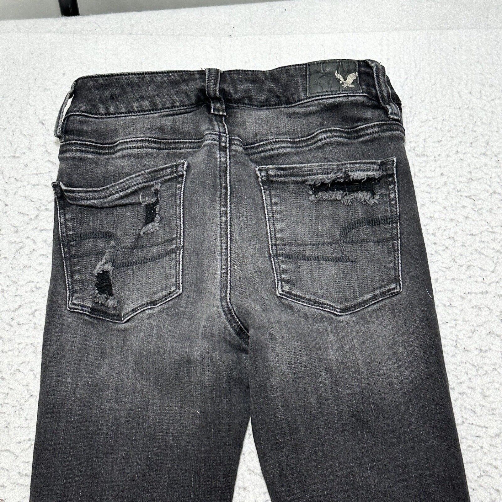American Eagle Outfitters American Eagle 2 Regular Super Stretch HiRise Jegging Ripped Size 26" / US 2 / IT 38 - 7 Thumbnail