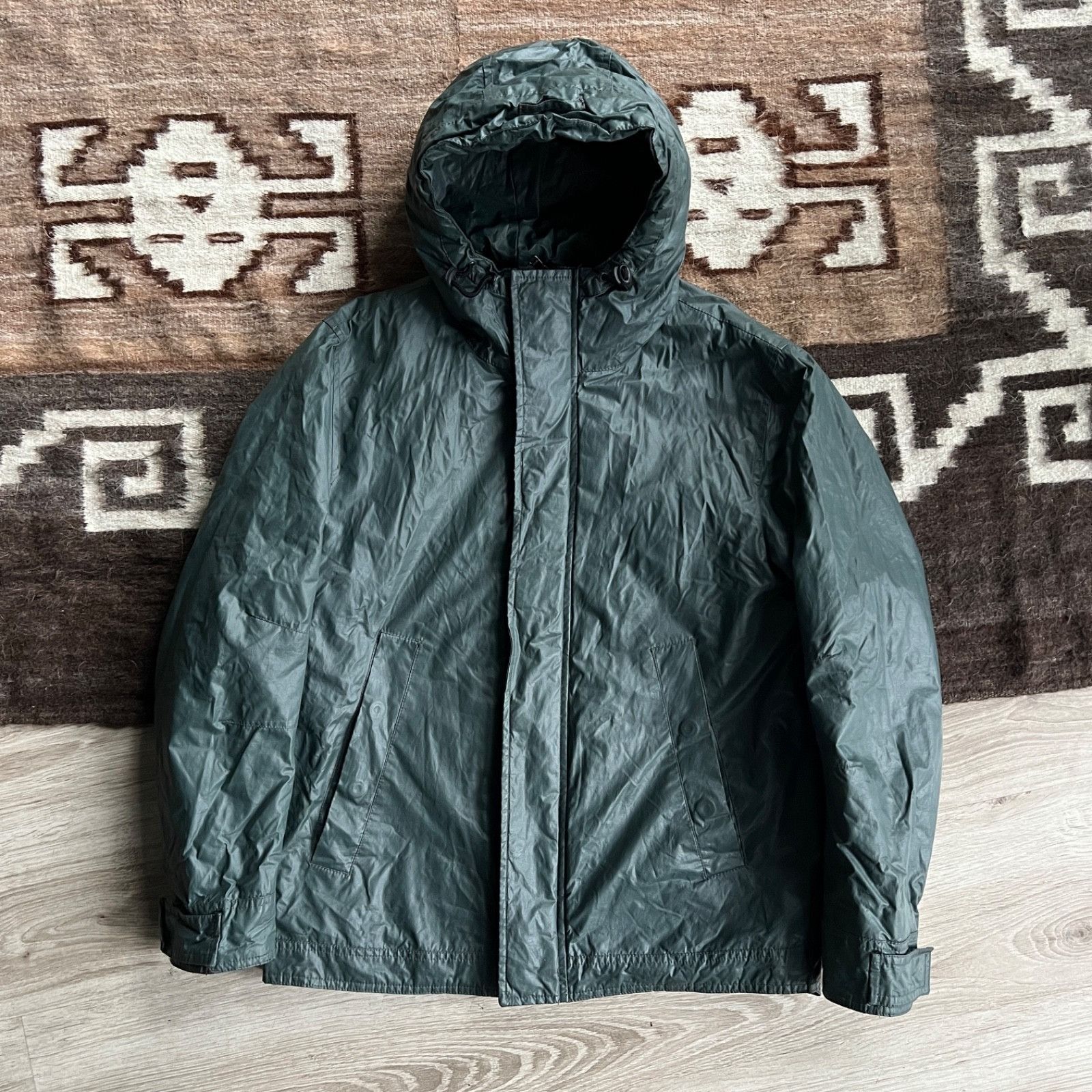 DKNY DKNY Vintage Hooded Windbreaker Lining Jacket 9593AC Size US M / EU 48-50 / 2 - 1 Thumbnail