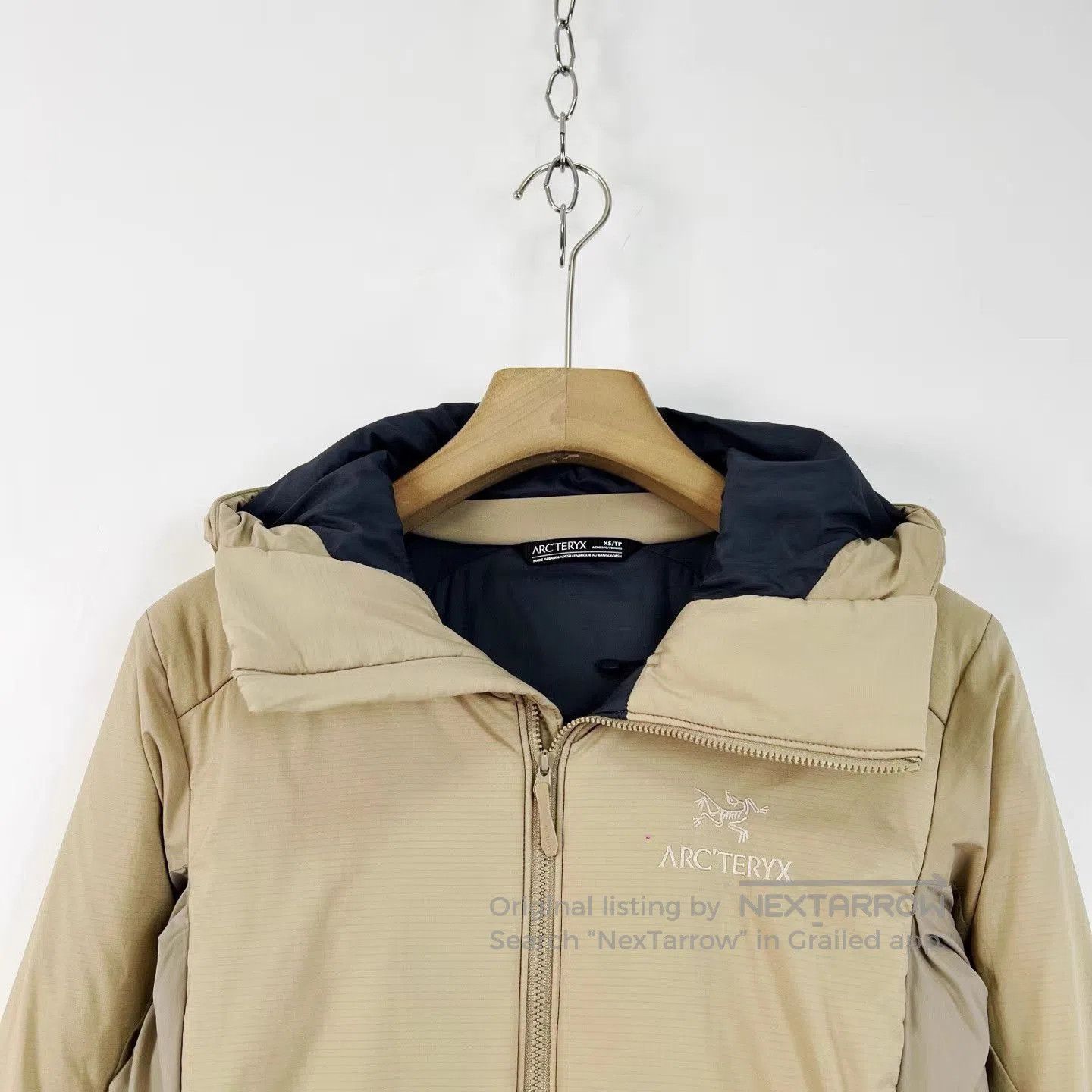 Arc'teryx Beige Hooded Light Jacket - Size XS. Size US XS / EU 42 / 0 - 3 Thumbnail